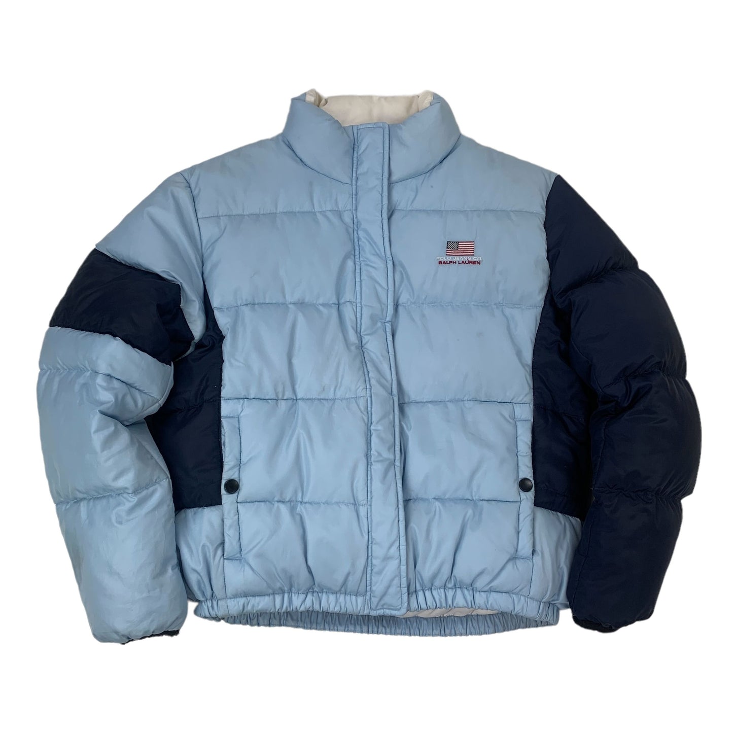 Ralph Lauren Polo Jeans Puffer - Women L Ralph Lauren Ralph Lauren coat outerwear pufferseason second hand vintage shop österreich germany deutschland angebot daunenjacke winterjacke jacke