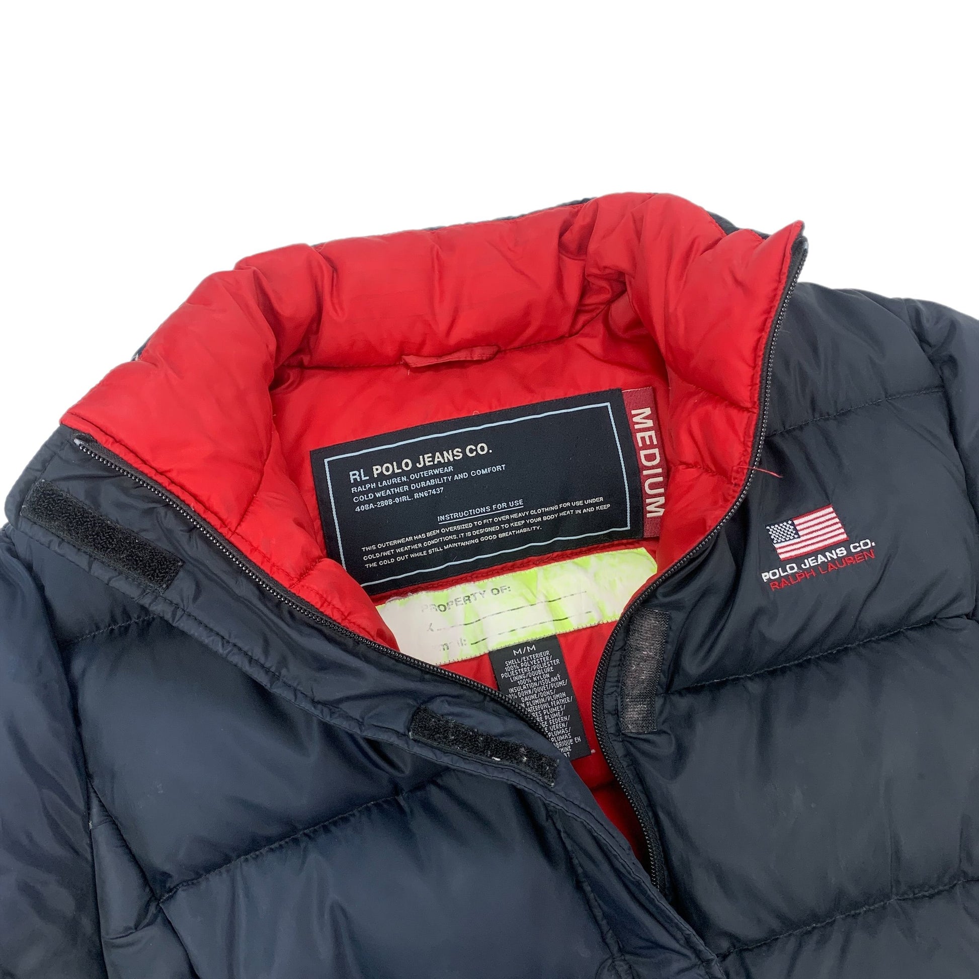 Ralph Lauren Polo Jeans Puffer- Women M Ralph Lauren Ralph Lauren coat outerwear pufferseason second hand vintage shop österreich germany deutschland angebot daunenjacke winterjacke jacke