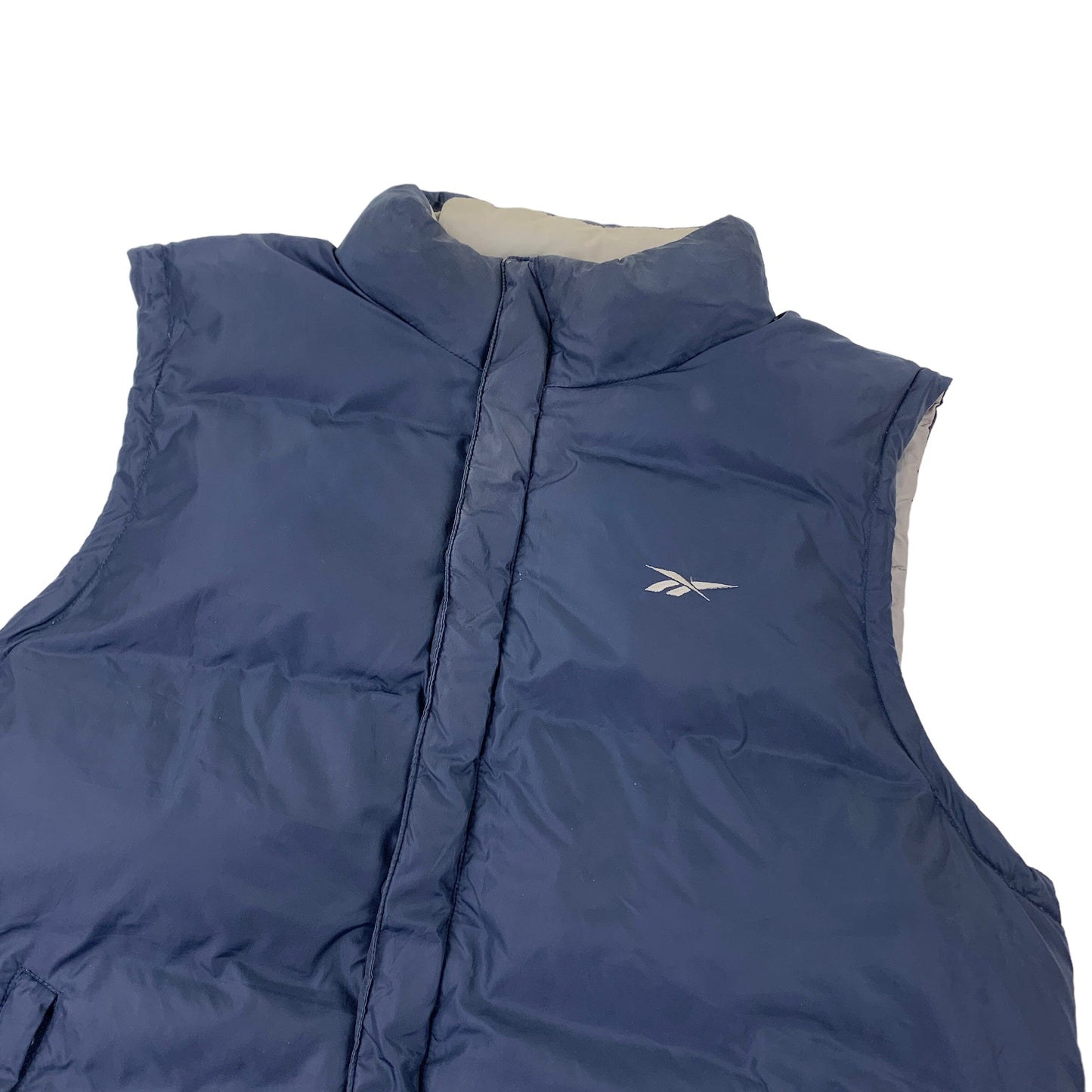Reebok Puffer Vest Gilet Jacket - M Other Brands Reebok coat outerwear pufferseason second hand vintage shop österreich germany deutschland angebot daunenjacke winterjacke jacke