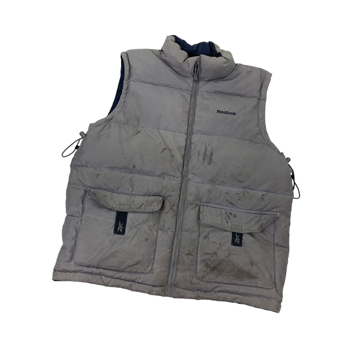 Reebok Puffer Vest Gilet Jacket - M Other Brands Reebok coat outerwear pufferseason second hand vintage shop österreich germany deutschland angebot daunenjacke winterjacke jacke
