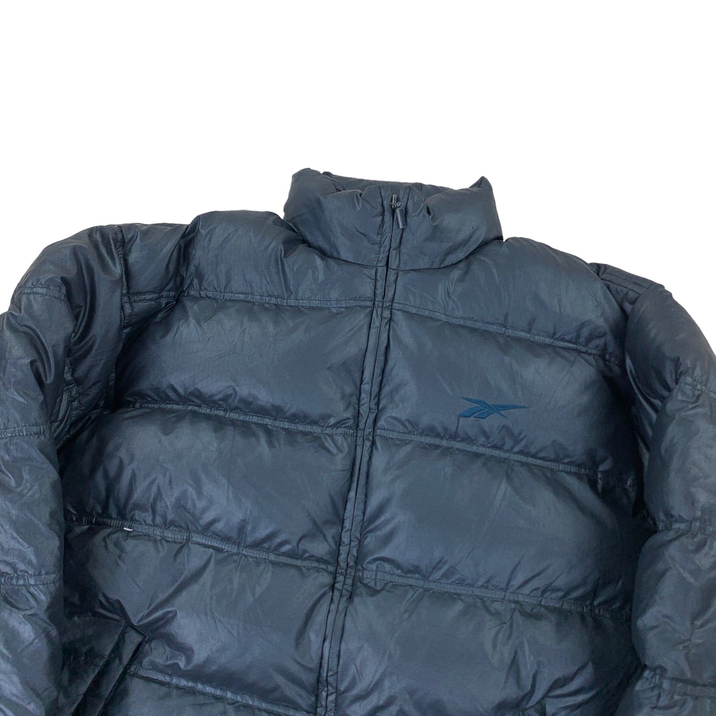 Reebok Shiny Puffer - S fits L Other Brands Reebok coat outerwear pufferseason second hand vintage shop österreich germany deutschland angebot daunenjacke winterjacke jacke