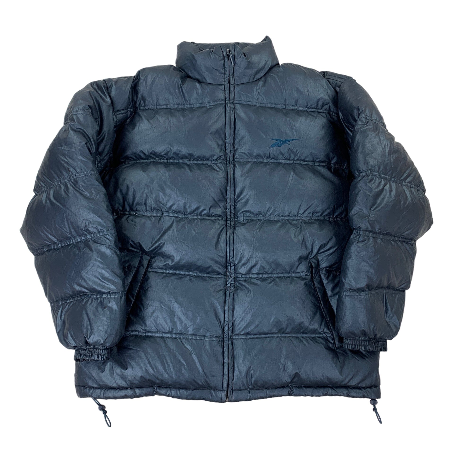 Reebok Shiny Puffer - S fits L Other Brands Reebok coat outerwear pufferseason second hand vintage shop österreich germany deutschland angebot daunenjacke winterjacke jacke