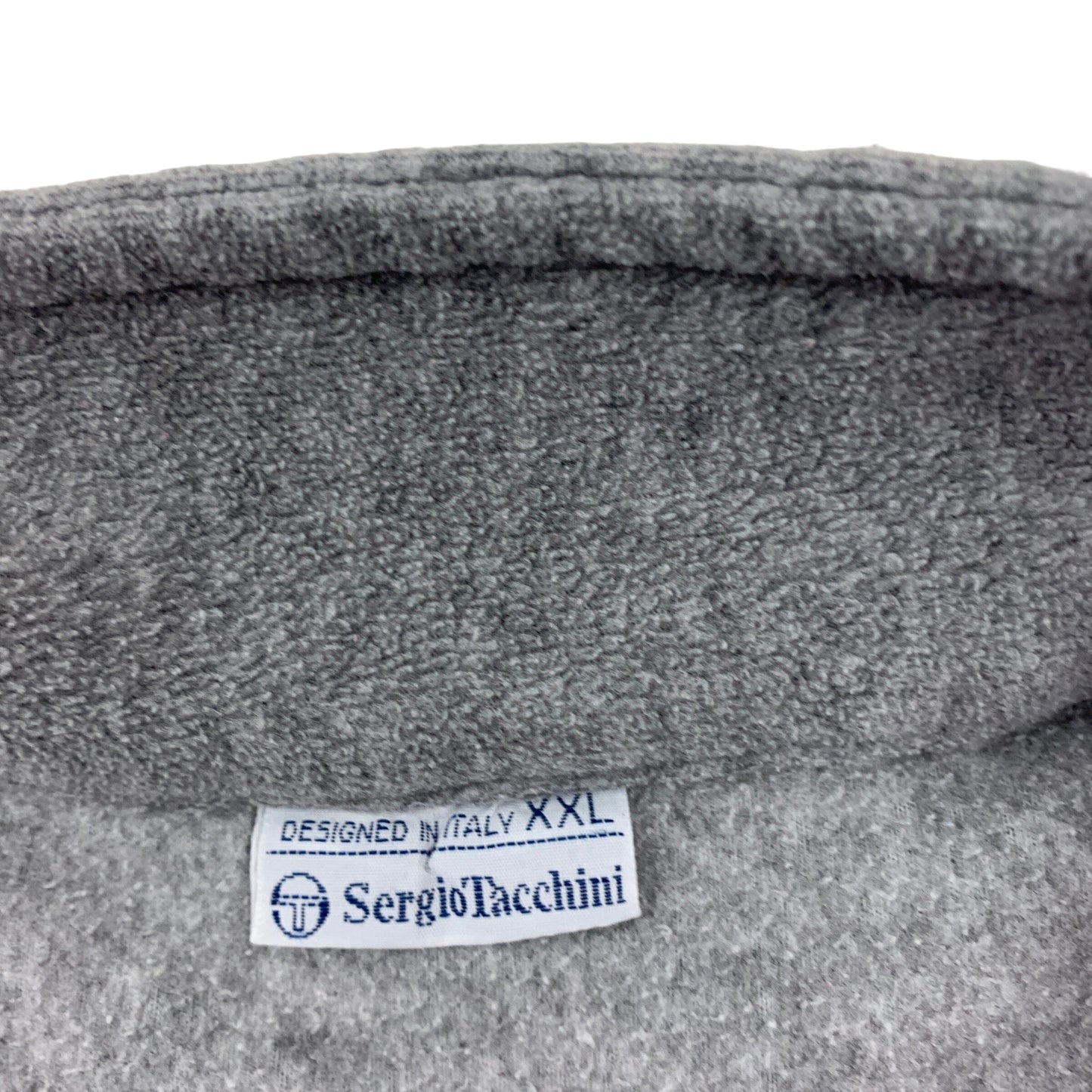 Sergio Tacchini 1/4 Zip Fleece Sweater - XXL Sweaters Sergio Tacchini coat outerwear pufferseason second hand vintage shop österreich germany deutschland angebot daunenjacke winterjacke jacke