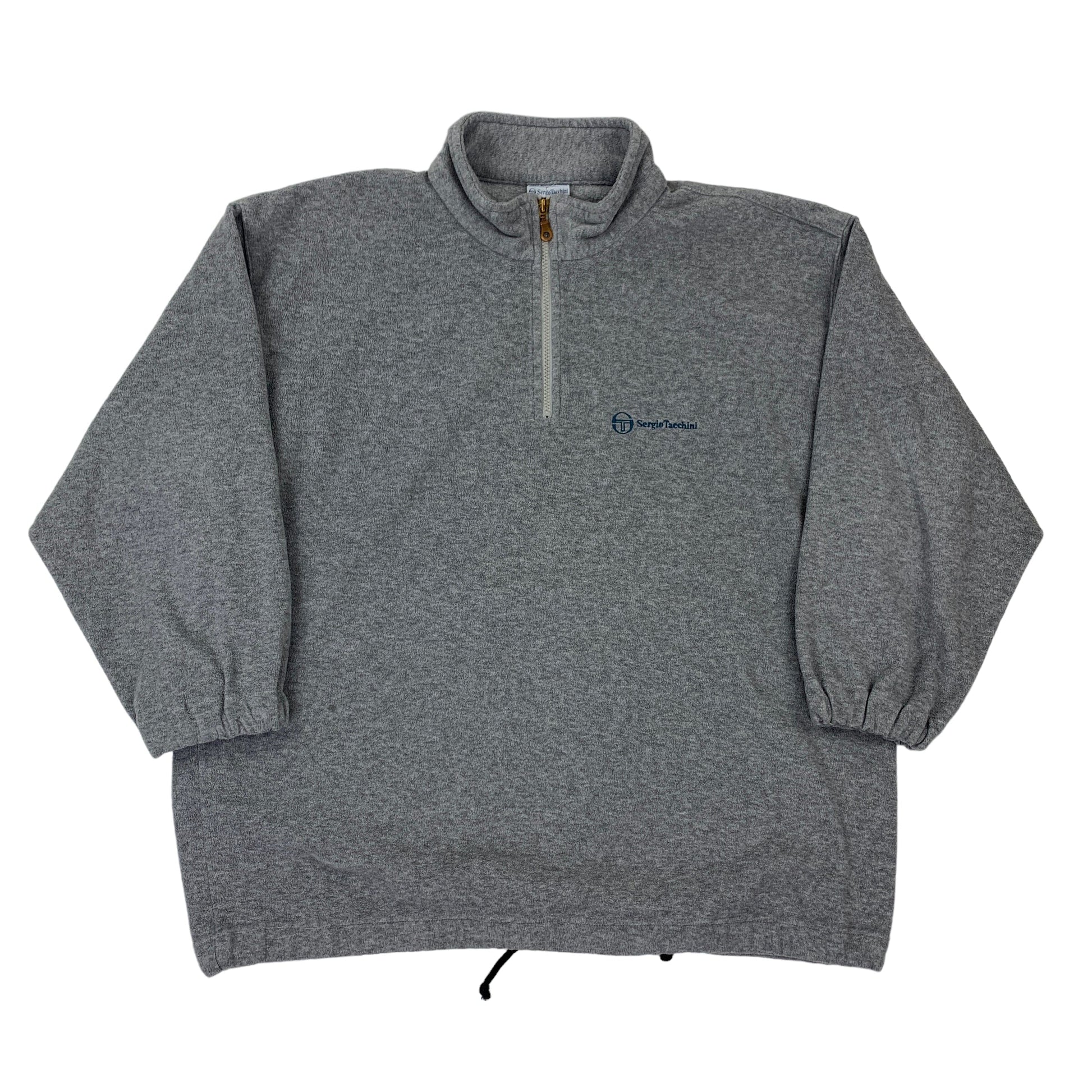 Sergio Tacchini 1/4 Zip Fleece Sweater - XXL Sweaters Sergio Tacchini coat outerwear pufferseason second hand vintage shop österreich germany deutschland angebot daunenjacke winterjacke jacke