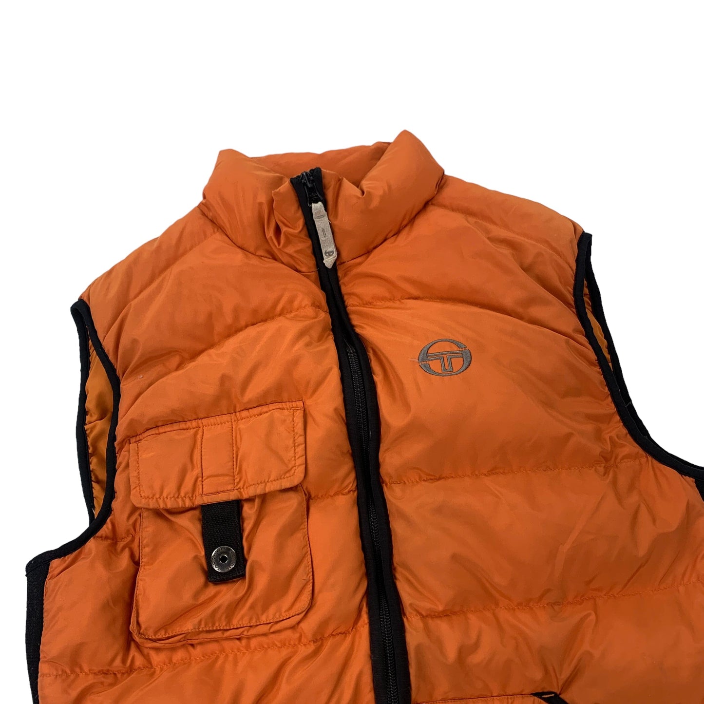Sergio Tacchini Puffer Vest / Gilet - S Other Brands Sergio Tacchini coat outerwear pufferseason second hand vintage shop österreich germany deutschland angebot daunenjacke winterjacke jacke