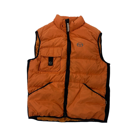 Sergio Tacchini Puffer Vest / Gilet - S Other Brands Sergio Tacchini coat outerwear pufferseason second hand vintage shop österreich germany deutschland angebot daunenjacke winterjacke jacke