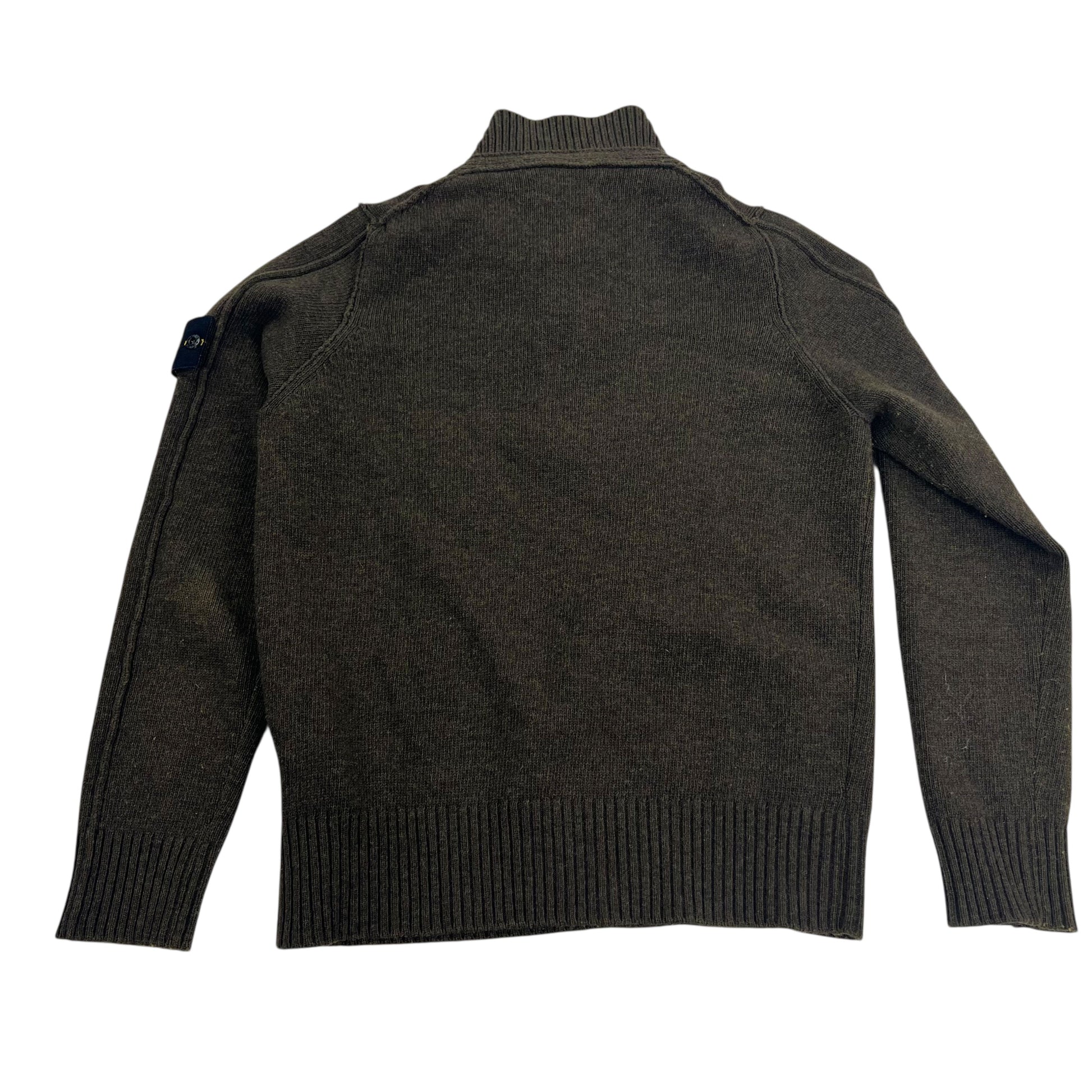 Stone Island 1/4 Button Up Sweater - S Sweaters Stone Island coat outerwear pufferseason second hand vintage shop österreich germany deutschland angebot daunenjacke winterjacke jacke