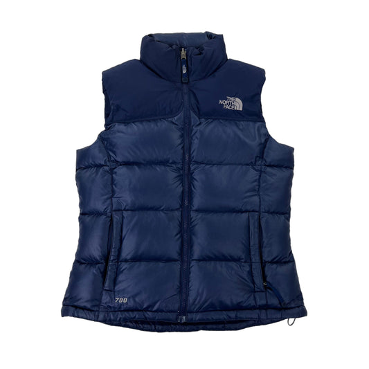 The North Face 700 Puffer Gilet Vest Nuptse - Women S The North Face The North Face coat outerwear pufferseason second hand vintage shop österreich germany deutschland angebot daunenjacke winterjacke jacke