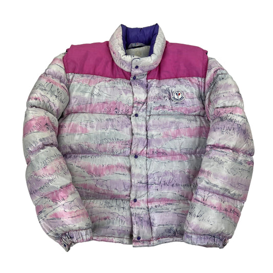 Vintage 80s Moncler Colorful Puffer Jacket Grenoble - M Moncler Moncler coat outerwear pufferseason second hand vintage shop österreich germany deutschland angebot daunenjacke winterjacke jacke