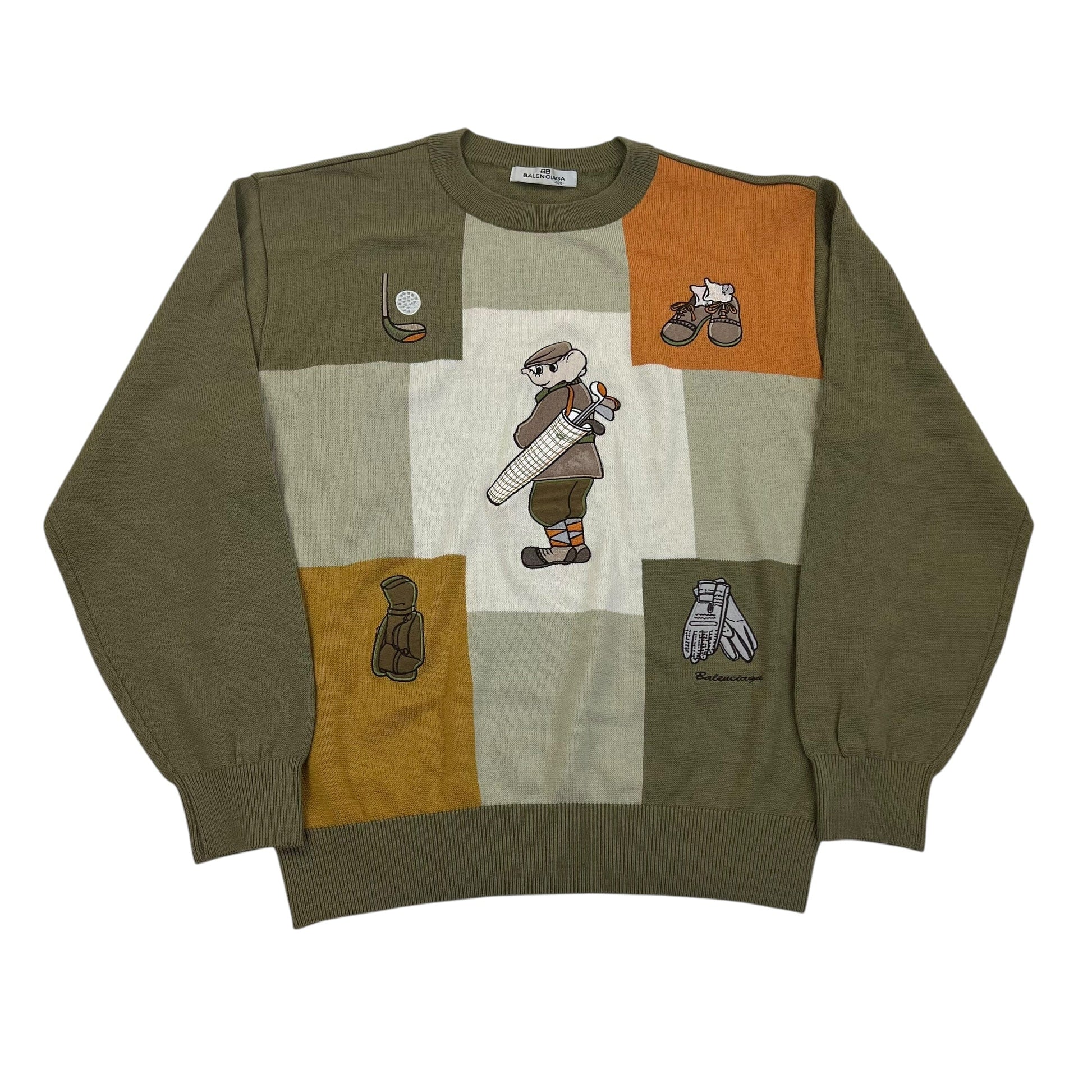 Vintage Balenciaga Golf Sweater - S Sweaters balenca coat outerwear pufferseason second hand vintage shop österreich germany deutschland angebot daunenjacke winterjacke jacke