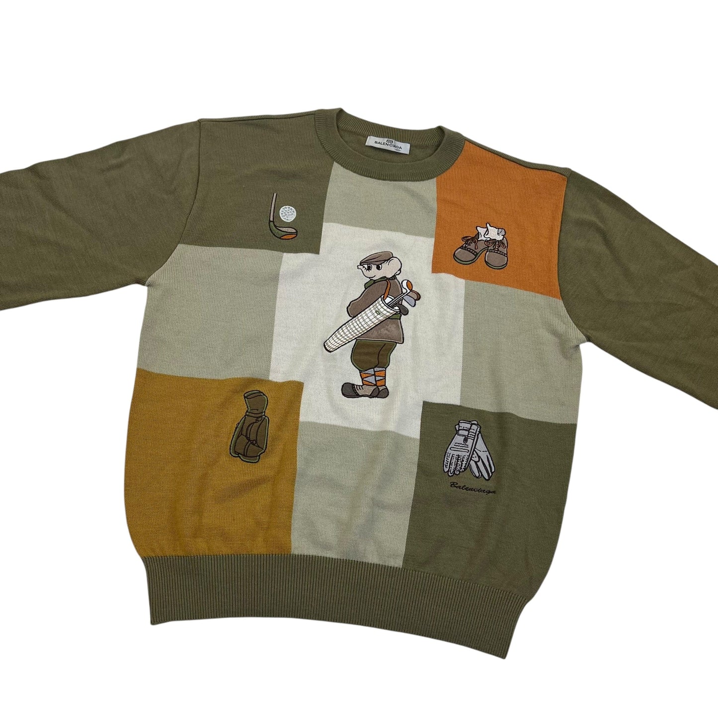 Vintage Balenciaga Golf Sweater - S Sweaters balenca coat outerwear pufferseason second hand vintage shop österreich germany deutschland angebot daunenjacke winterjacke jacke