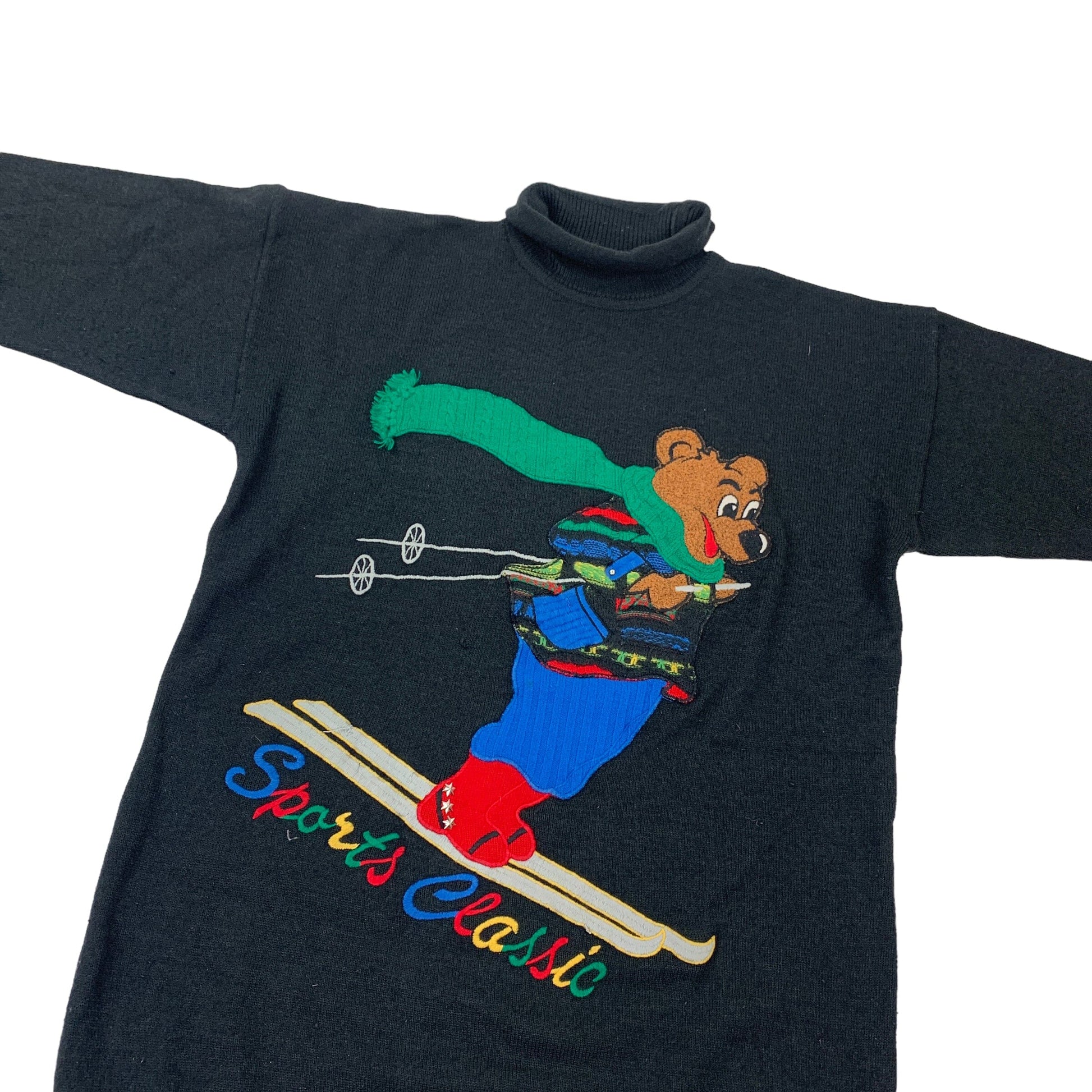 Vintage Carlo Colucci "Attenzione" Sweater - XL Sweaters Carlo Colucci coat outerwear pufferseason second hand vintage shop österreich germany deutschland angebot daunenjacke winterjacke jacke