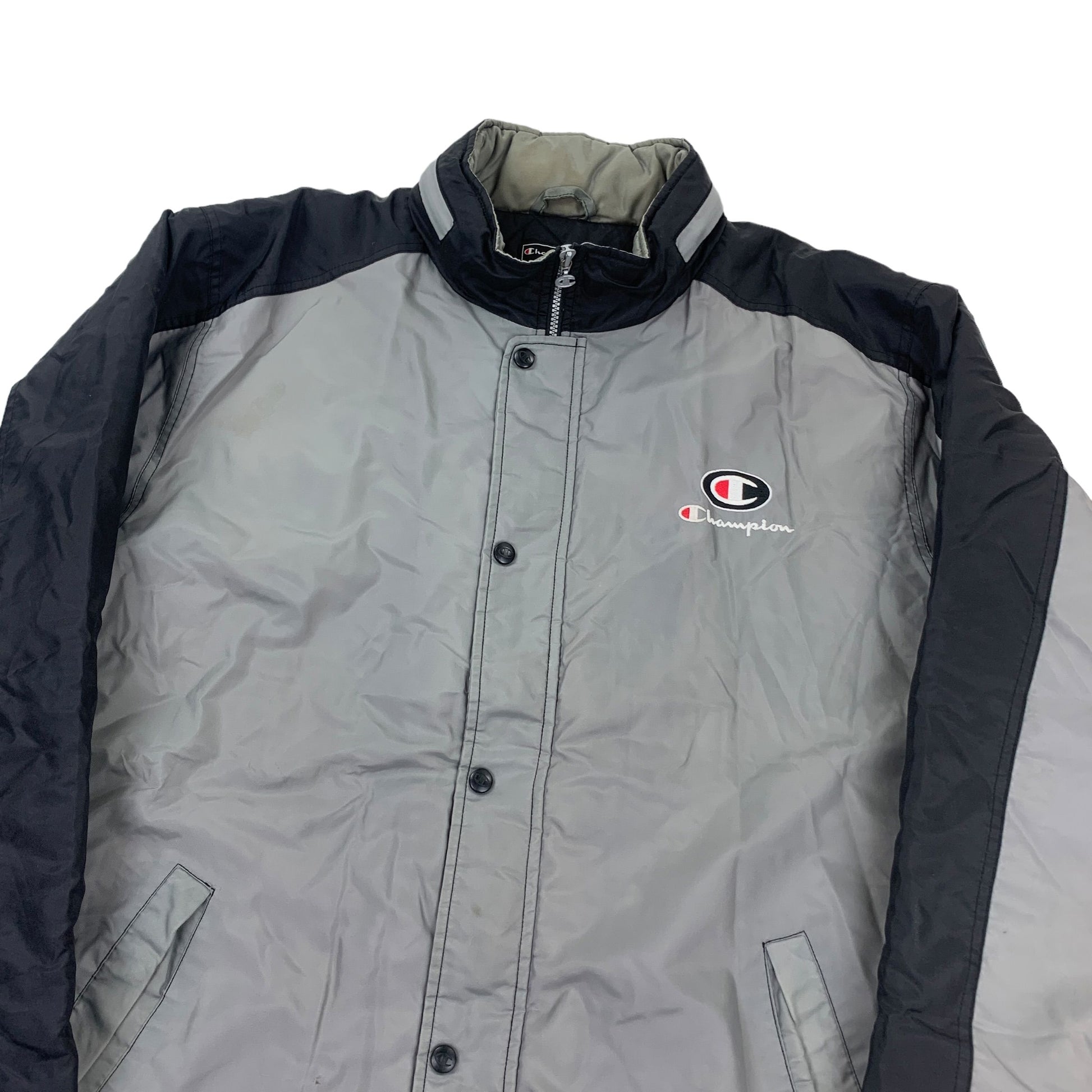 Vintage Champion Light Puffer Jacket Other Brands Champion coat outerwear pufferseason second hand vintage shop österreich germany deutschland angebot daunenjacke winterjacke jacke