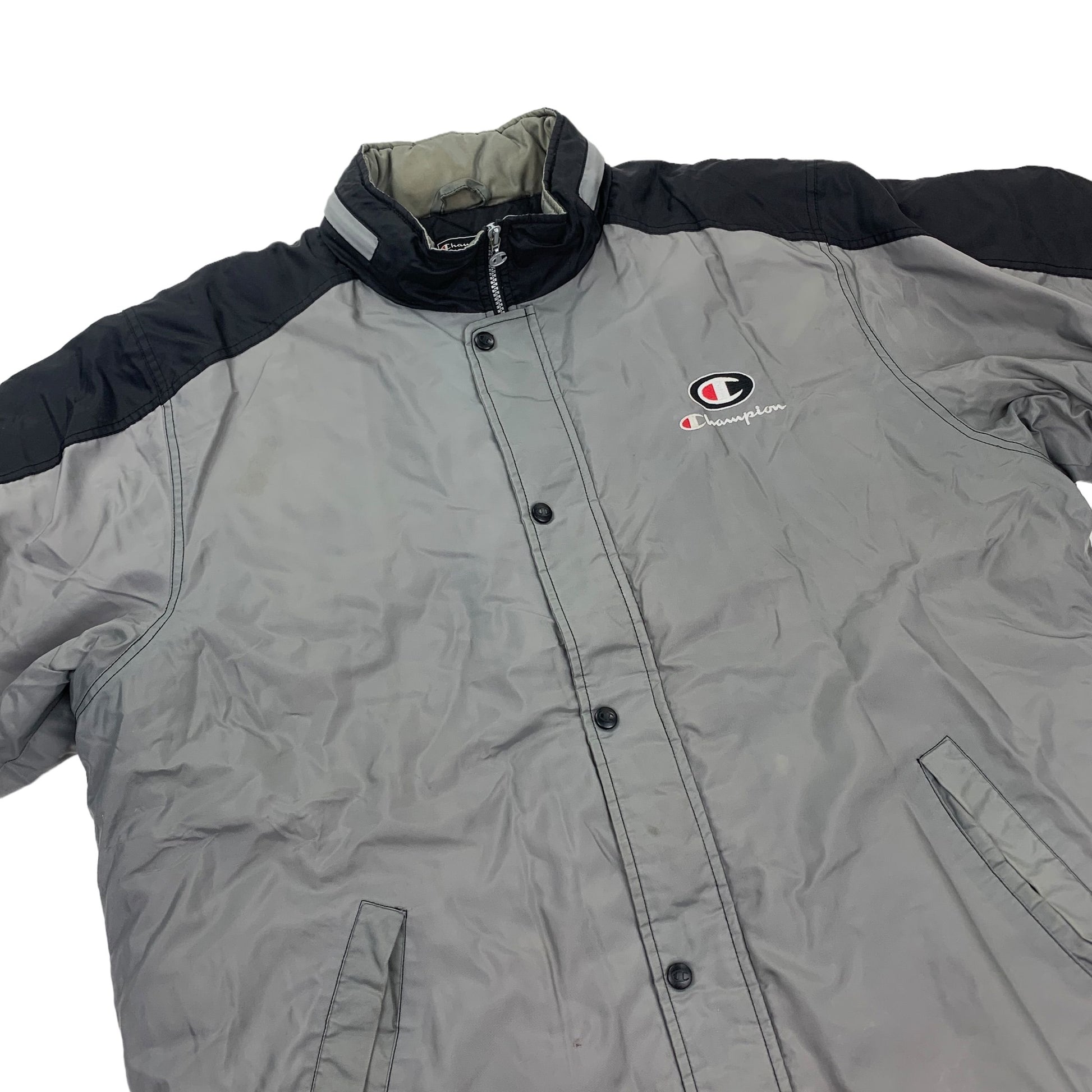 Vintage Champion Light Puffer Jacket Other Brands Champion coat outerwear pufferseason second hand vintage shop österreich germany deutschland angebot daunenjacke winterjacke jacke