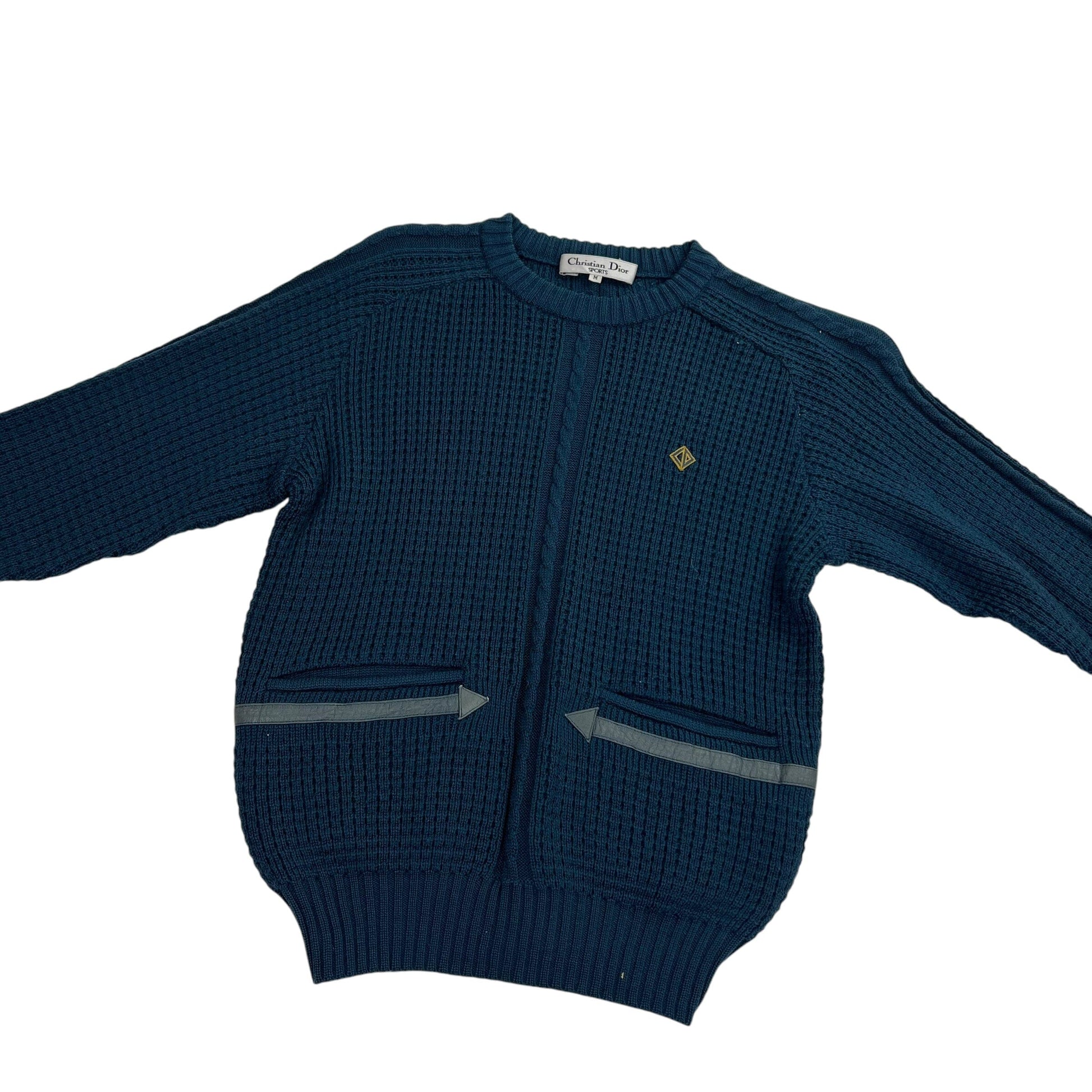 Vintage Christian Dior Knit Sweater - Women M Sweaters Dior coat outerwear pufferseason second hand vintage shop österreich germany deutschland angebot daunenjacke winterjacke jacke