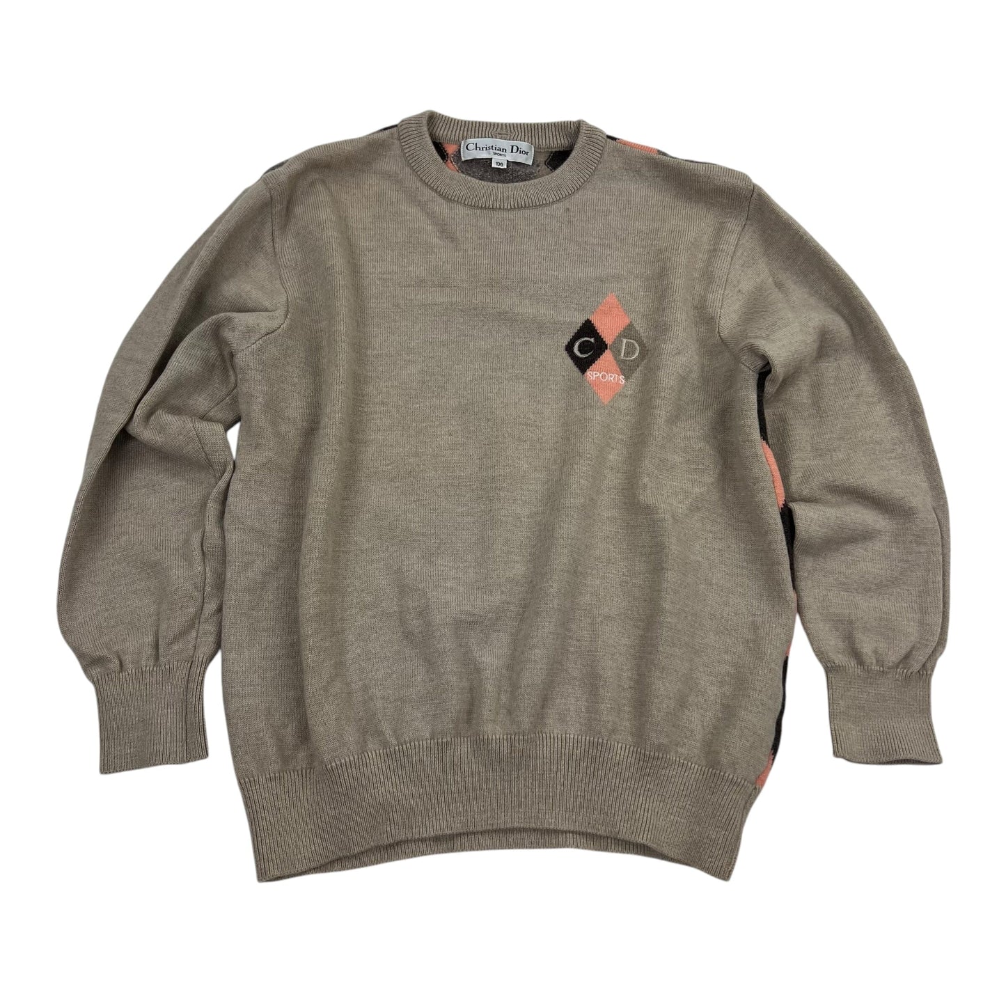 Vintage Christian Dior Wool Sweater - Women L Sweaters Dior coat outerwear pufferseason second hand vintage shop österreich germany deutschland angebot daunenjacke winterjacke jacke