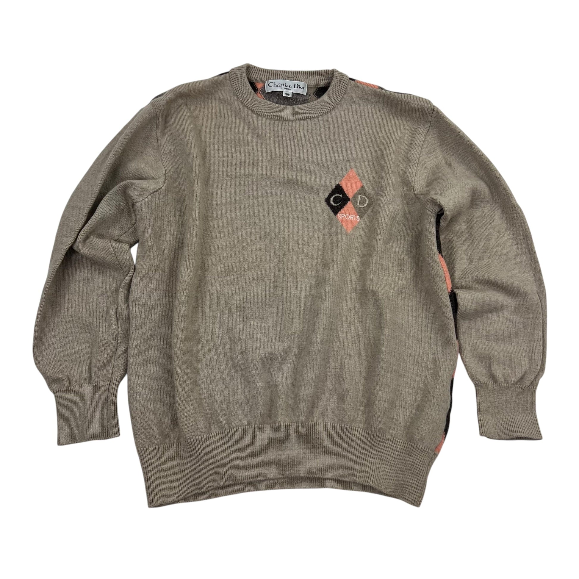 Vintage Christian Dior Wool Sweater - Women L Sweaters Dior coat outerwear pufferseason second hand vintage shop österreich germany deutschland angebot daunenjacke winterjacke jacke