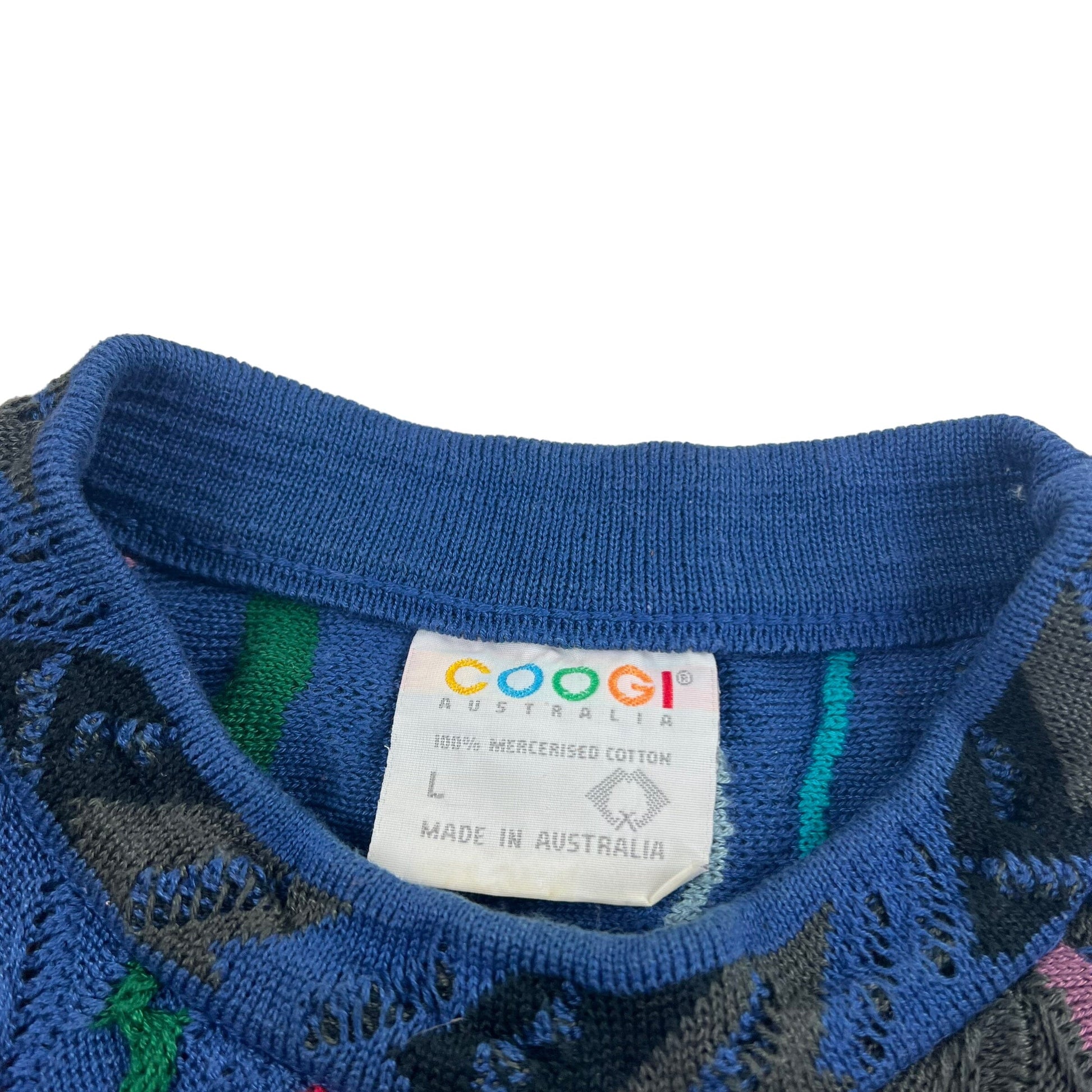 Vintage COOGI Australia Sweater - L Sweaters Coogi coat outerwear pufferseason second hand vintage shop österreich germany deutschland angebot daunenjacke winterjacke jacke