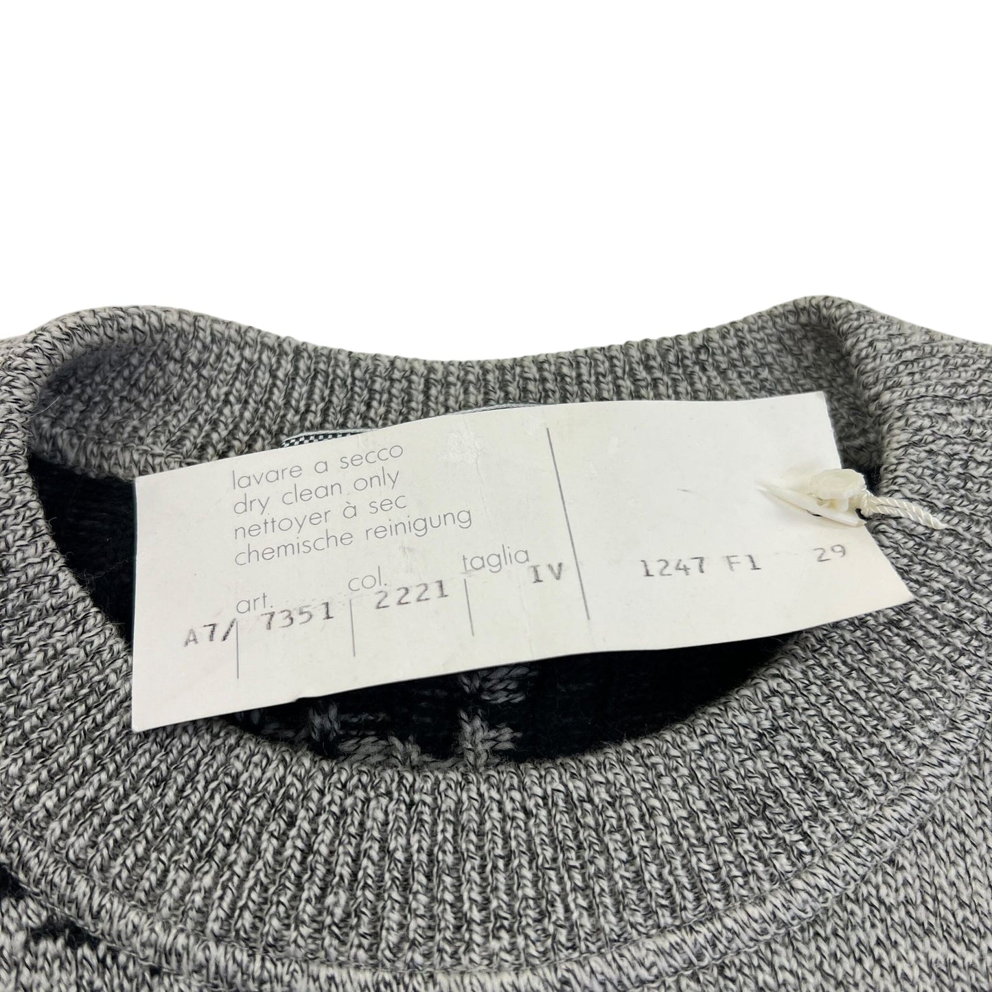 Vintage Deadstock DS Gianni Versace Wool Sweater - XL Sweaters Gianni Versace coat outerwear pufferseason second hand vintage shop österreich germany deutschland angebot daunenjacke winterjacke jacke