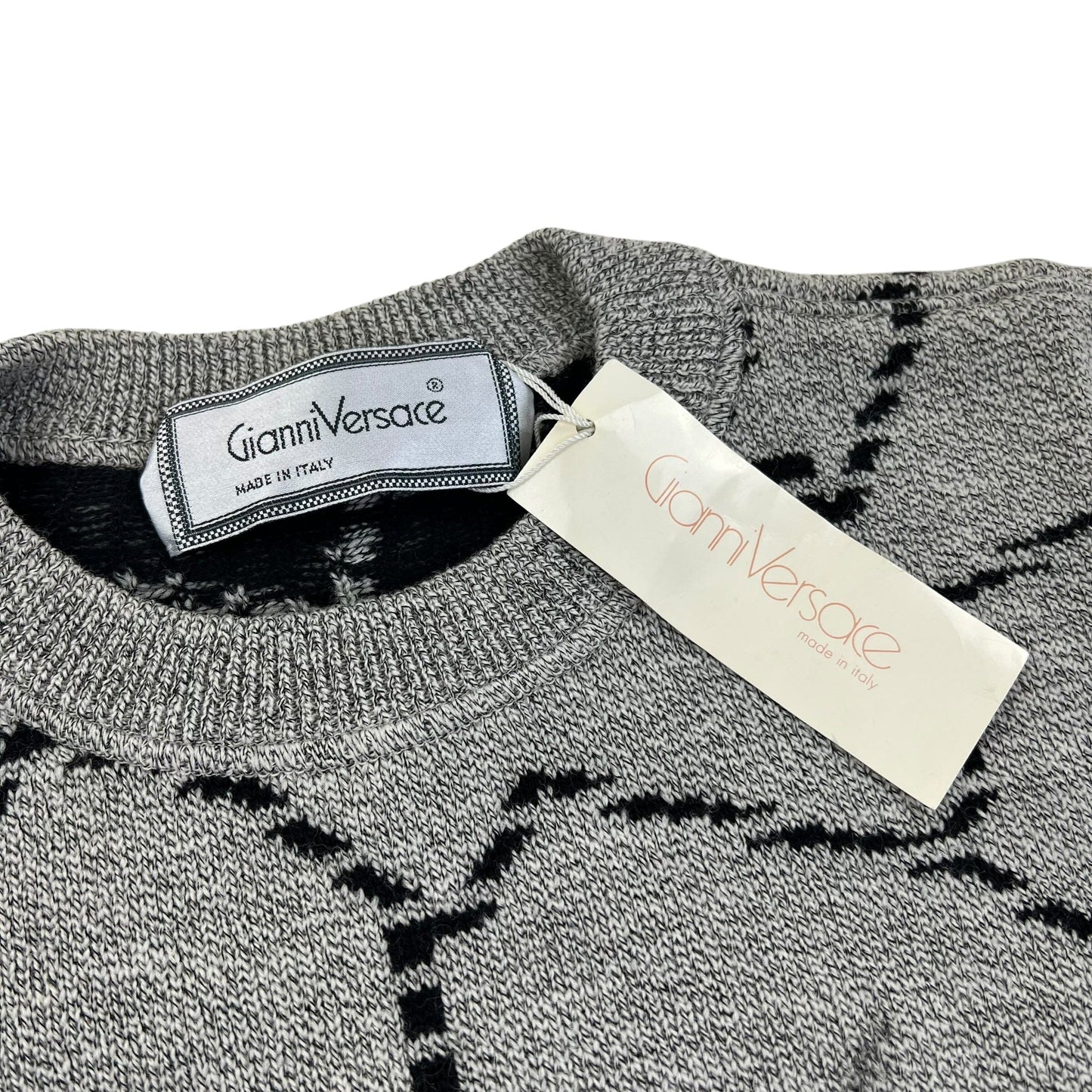 Vintage Deadstock DS Gianni Versace Wool Sweater - XL Sweaters Gianni Versace coat outerwear pufferseason second hand vintage shop österreich germany deutschland angebot daunenjacke winterjacke jacke