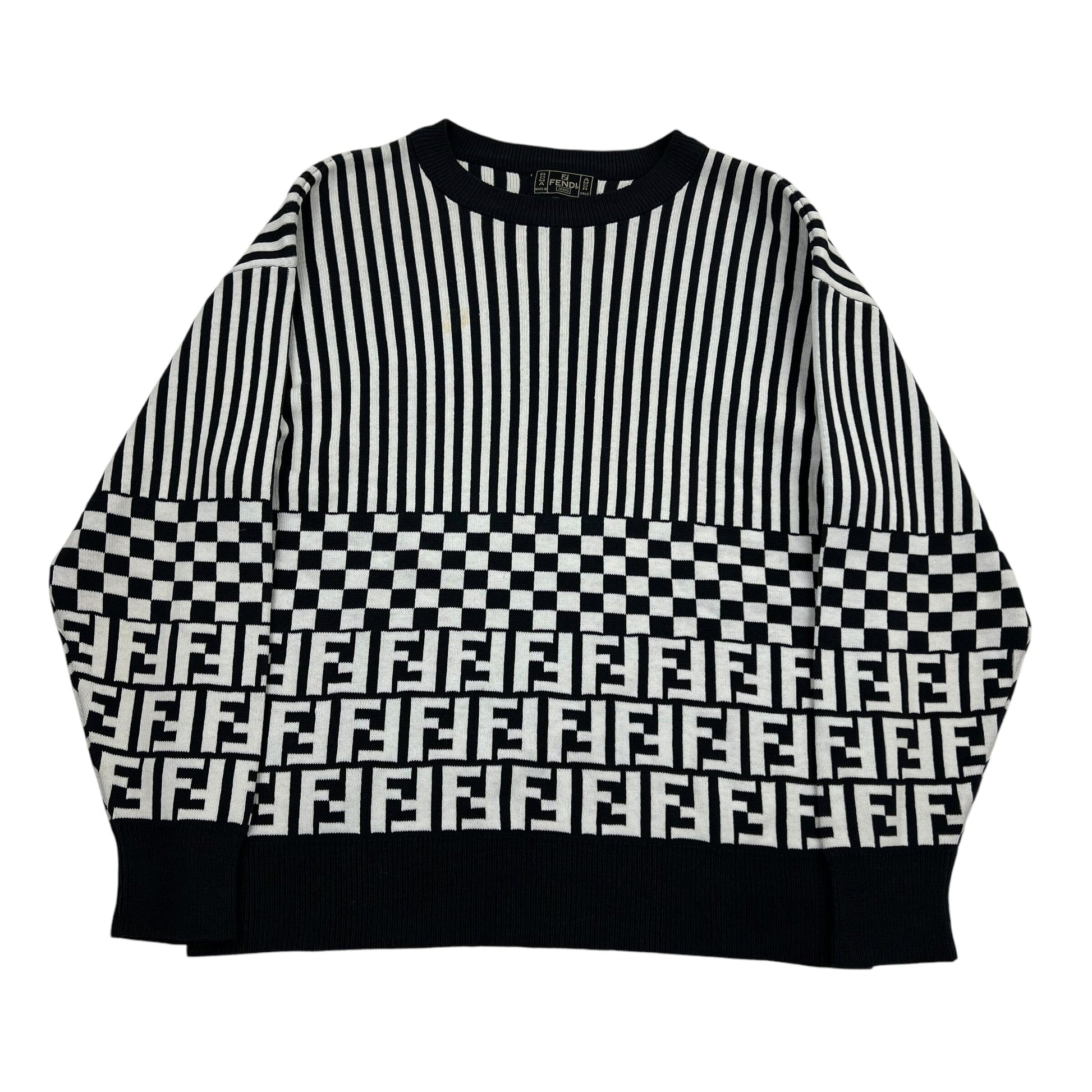 Vintage Fendi Sweater - S Sweaters Fendi coat outerwear pufferseason second hand vintage shop österreich germany deutschland angebot daunenjacke winterjacke jacke