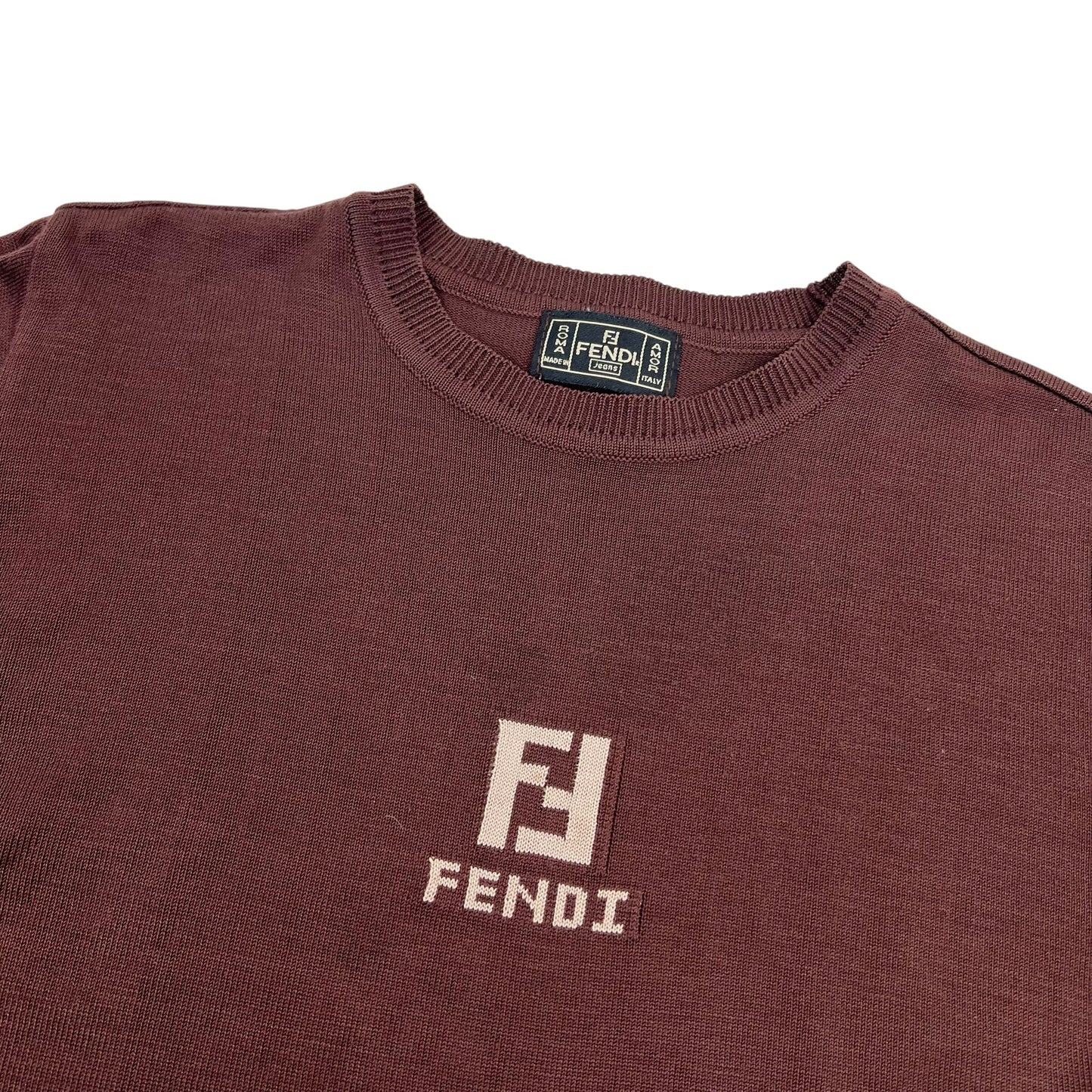 Vintage Fendi Sweater - Women S Sweaters Fendi coat outerwear pufferseason second hand vintage shop österreich germany deutschland angebot daunenjacke winterjacke jacke