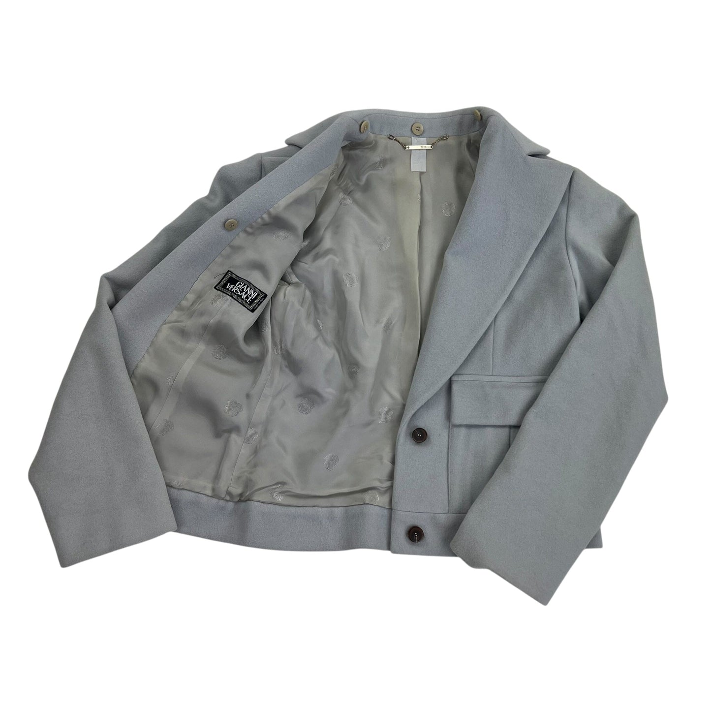 Vintage Gianni Versace Couture Blazer - Women S Windbreakers Gianni Versace coat outerwear pufferseason second hand vintage shop österreich germany deutschland angebot daunenjacke winterjacke jacke