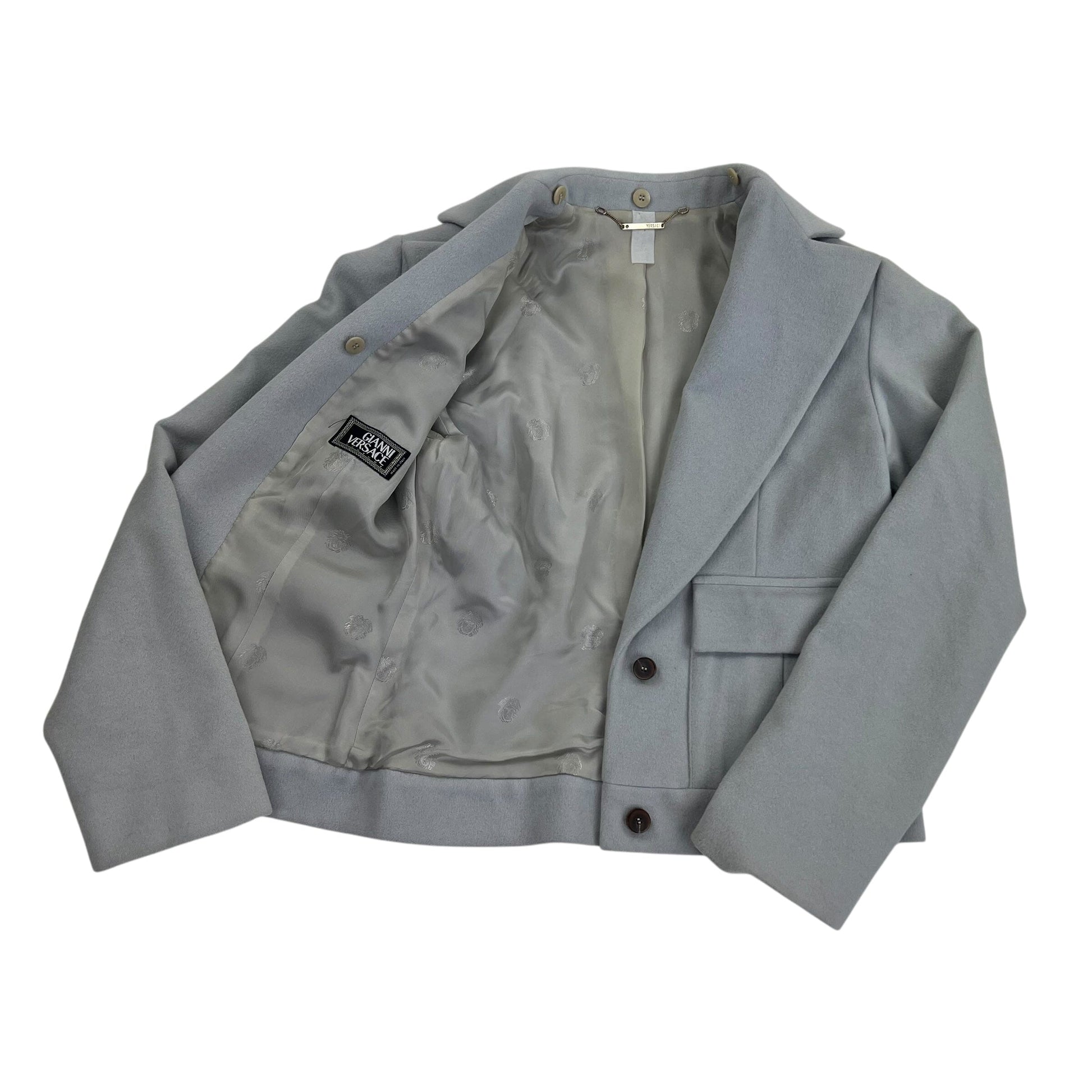 Vintage Gianni Versace Couture Blazer - Women S Windbreakers Gianni Versace coat outerwear pufferseason second hand vintage shop österreich germany deutschland angebot daunenjacke winterjacke jacke