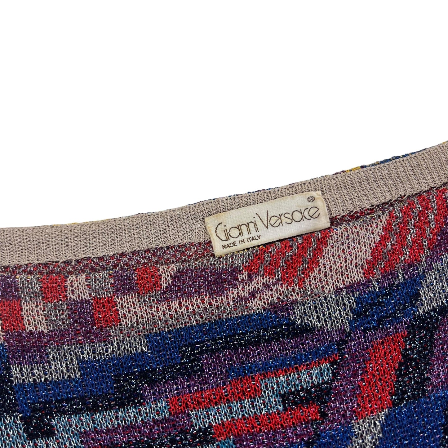 Vintage Gianni Versace thin Top pullover sweater Sweaters Gianni Versace coat outerwear pufferseason second hand vintage shop österreich germany deutschland angebot daunenjacke winterjacke jacke