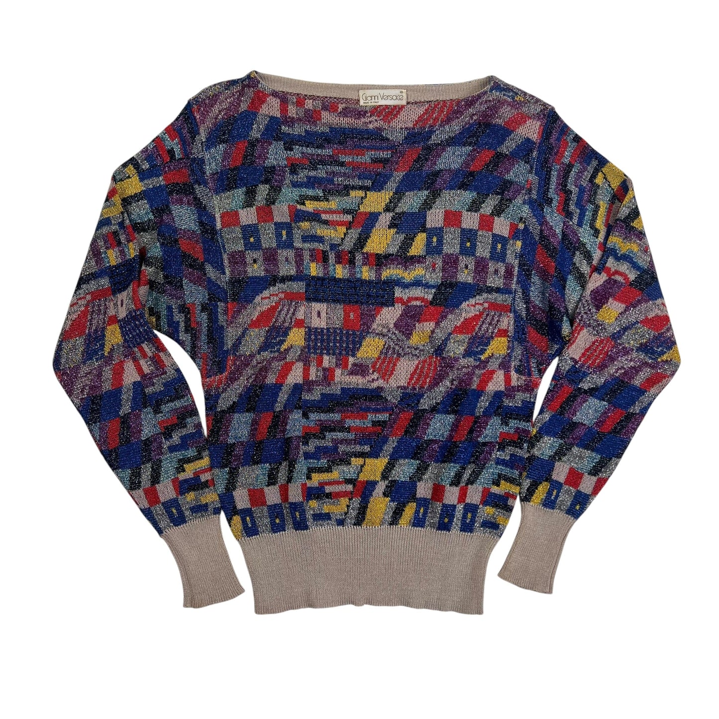 Vintage Gianni Versace thin Top pullover sweater Sweaters Gianni Versace coat outerwear pufferseason second hand vintage shop österreich germany deutschland angebot daunenjacke winterjacke jacke