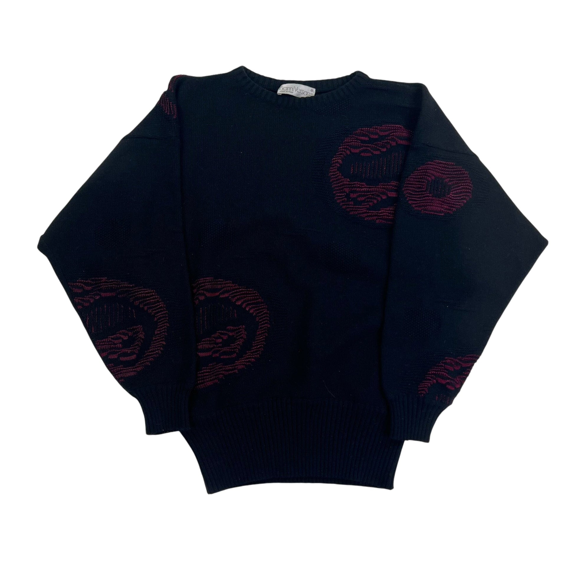 Vintage Gianni Versace Wool Sweater Pullover - S Sweaters Gianni Versace coat outerwear pufferseason second hand vintage shop österreich germany deutschland angebot daunenjacke winterjacke jacke