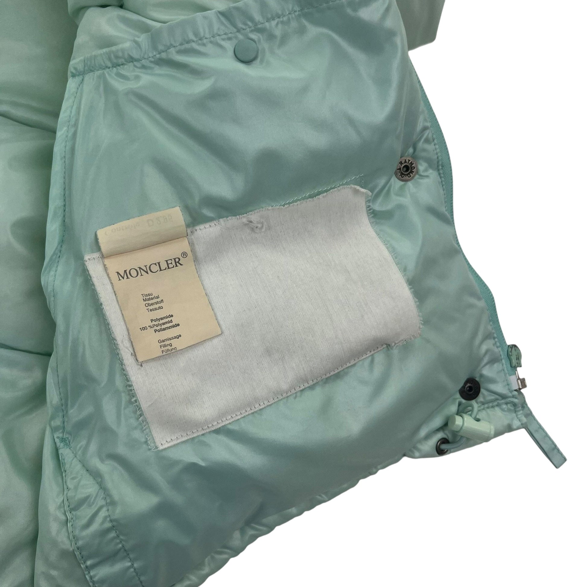 Vintage Mint Moncler Blue Label Puffer - Women S Moncler Moncler coat outerwear pufferseason second hand vintage shop österreich germany deutschland angebot daunenjacke winterjacke jacke