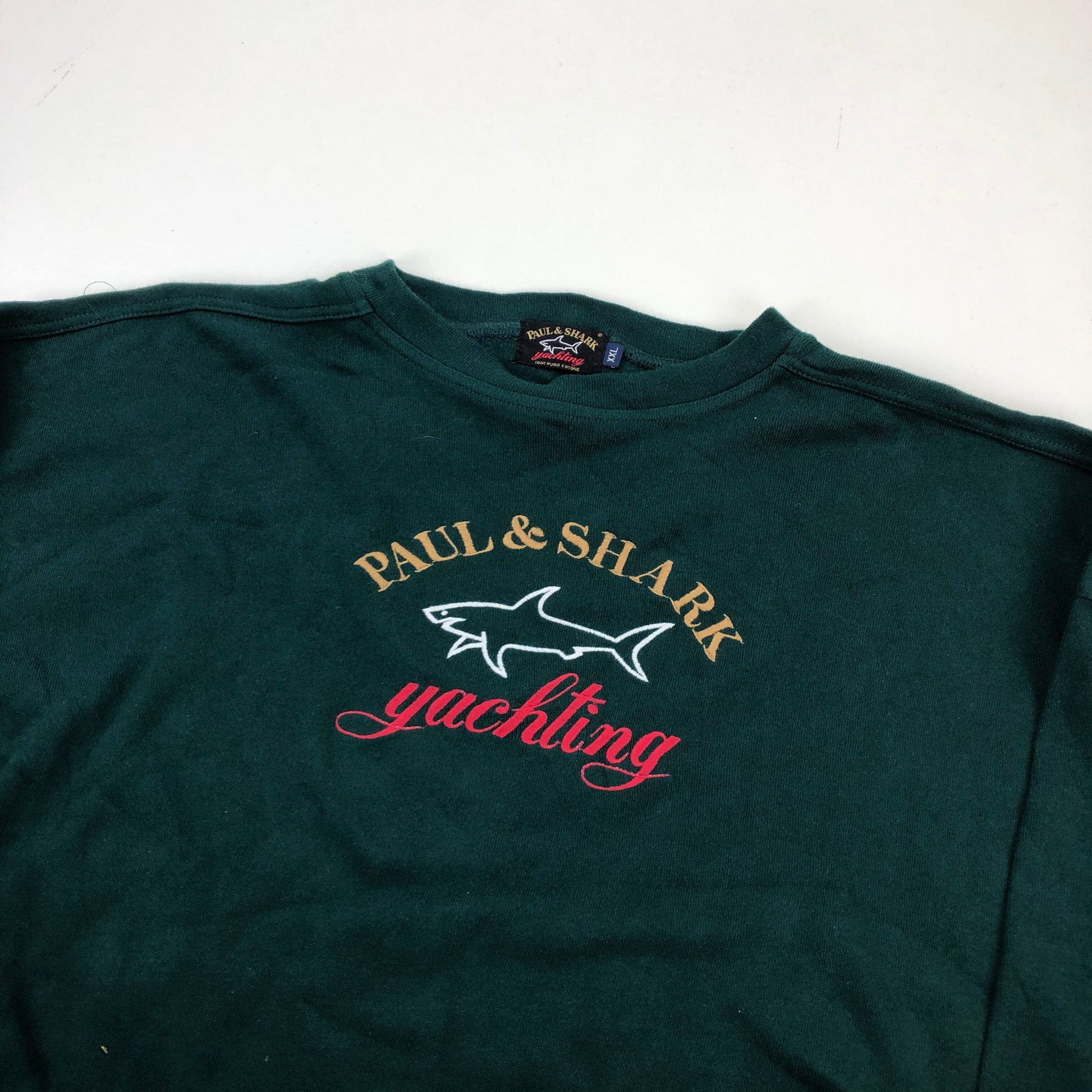 Vintage Paul & Shark Yachting Sweater - XXL Sweaters Paul & Shark coat outerwear pufferseason second hand vintage shop österreich germany deutschland angebot daunenjacke winterjacke jacke