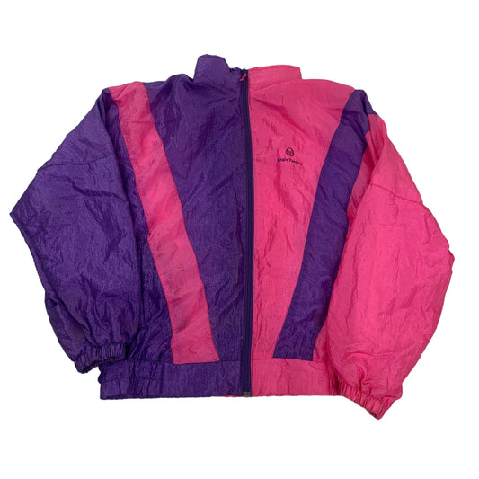 Vintage Sergio Tacchini Sports Track Top - M Sweaters Sergio Tacchini coat outerwear pufferseason second hand vintage shop österreich germany deutschland angebot daunenjacke winterjacke jacke