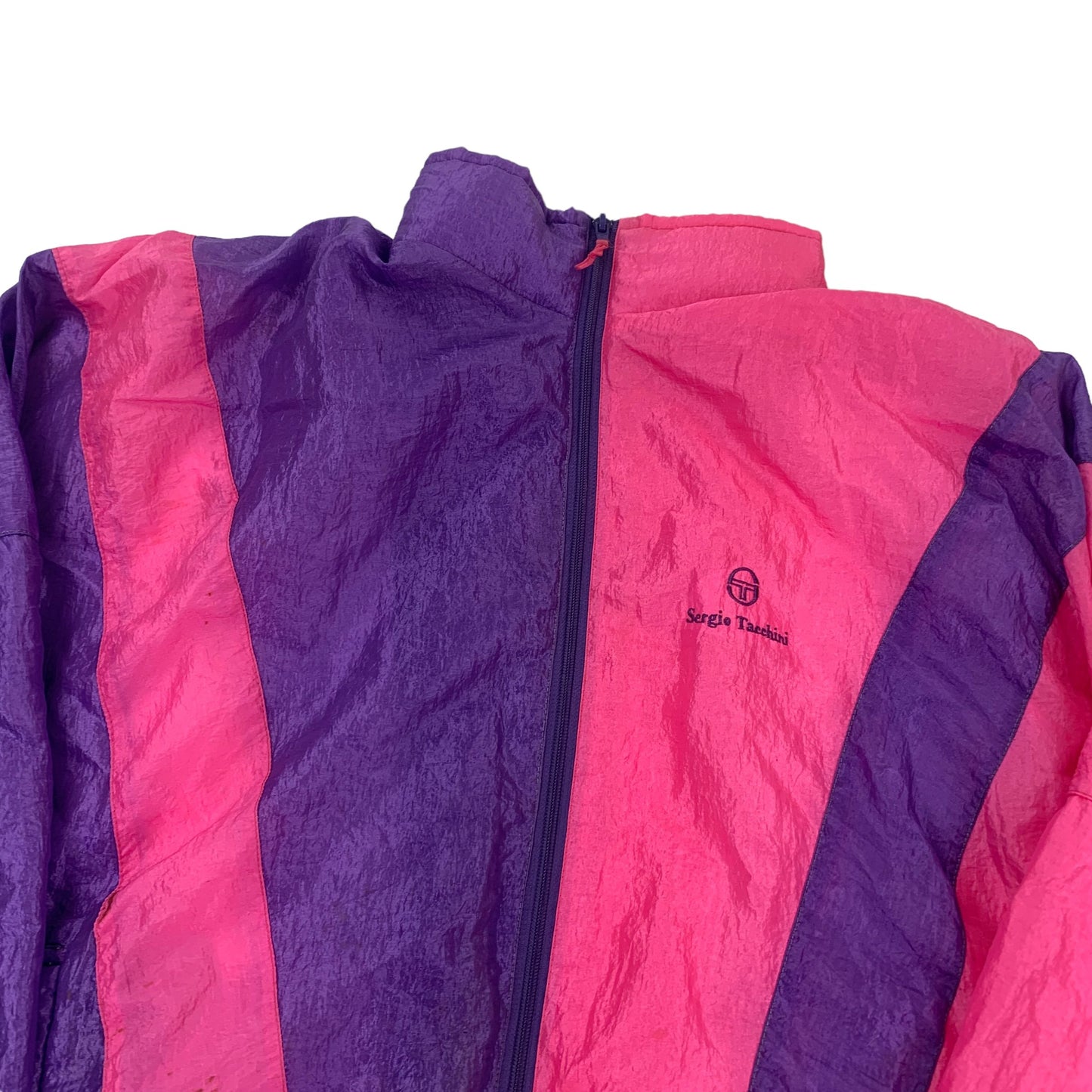 Vintage Sergio Tacchini Sports Track Top - M Sweaters Sergio Tacchini coat outerwear pufferseason second hand vintage shop österreich germany deutschland angebot daunenjacke winterjacke jacke