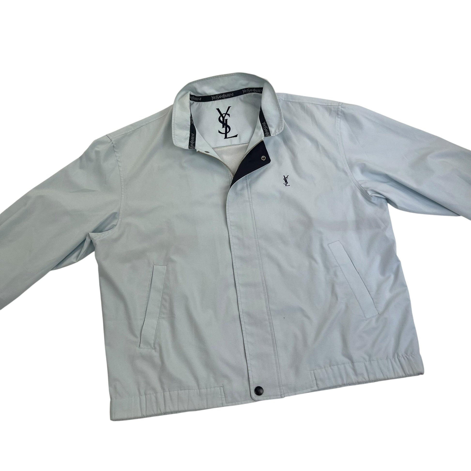 YSL Yves Saint Laurent Harrington Windbreaker - M Windbreakers Yves Saint Laurent coat outerwear pufferseason second hand vintage shop österreich germany deutschland angebot daunenjacke winterjacke jacke