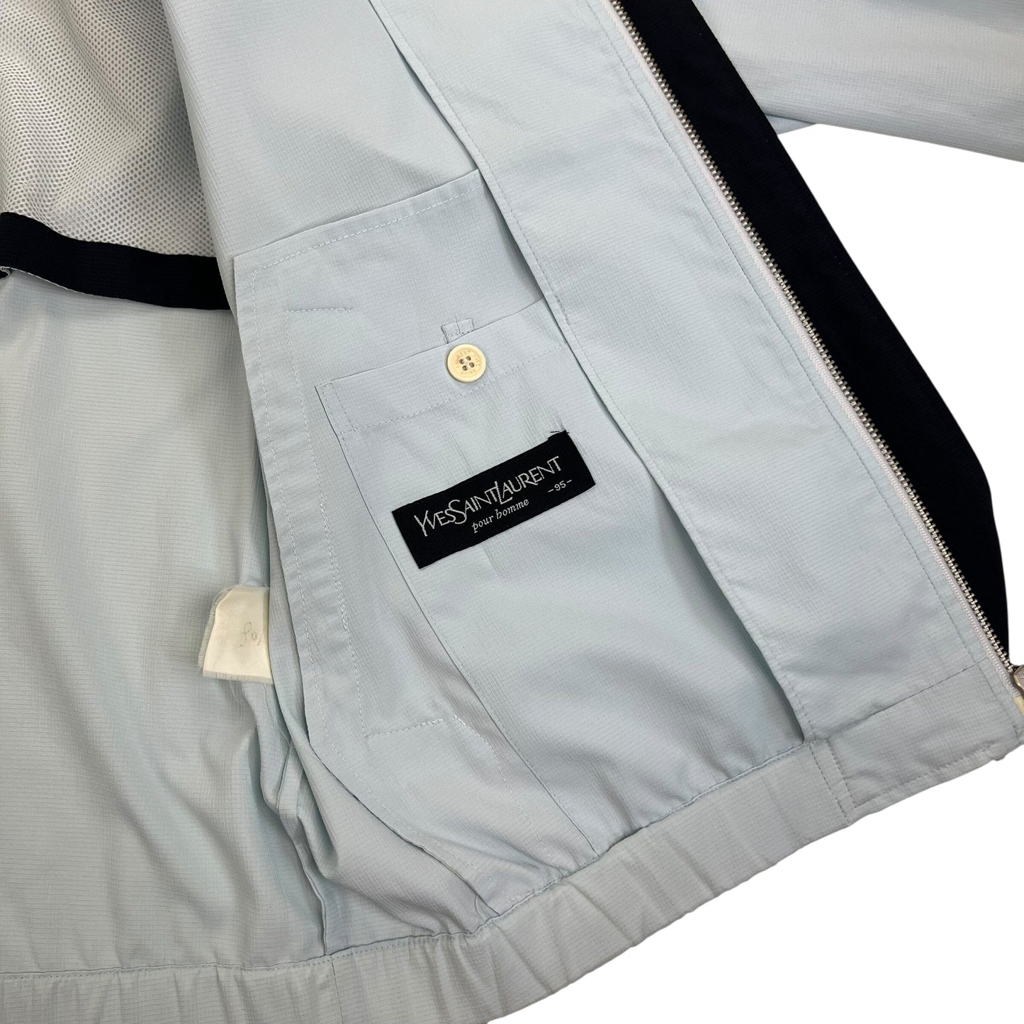 YSL Yves Saint Laurent Harrington Windbreaker - M Windbreakers Yves Saint Laurent coat outerwear pufferseason second hand vintage shop österreich germany deutschland angebot daunenjacke winterjacke jacke