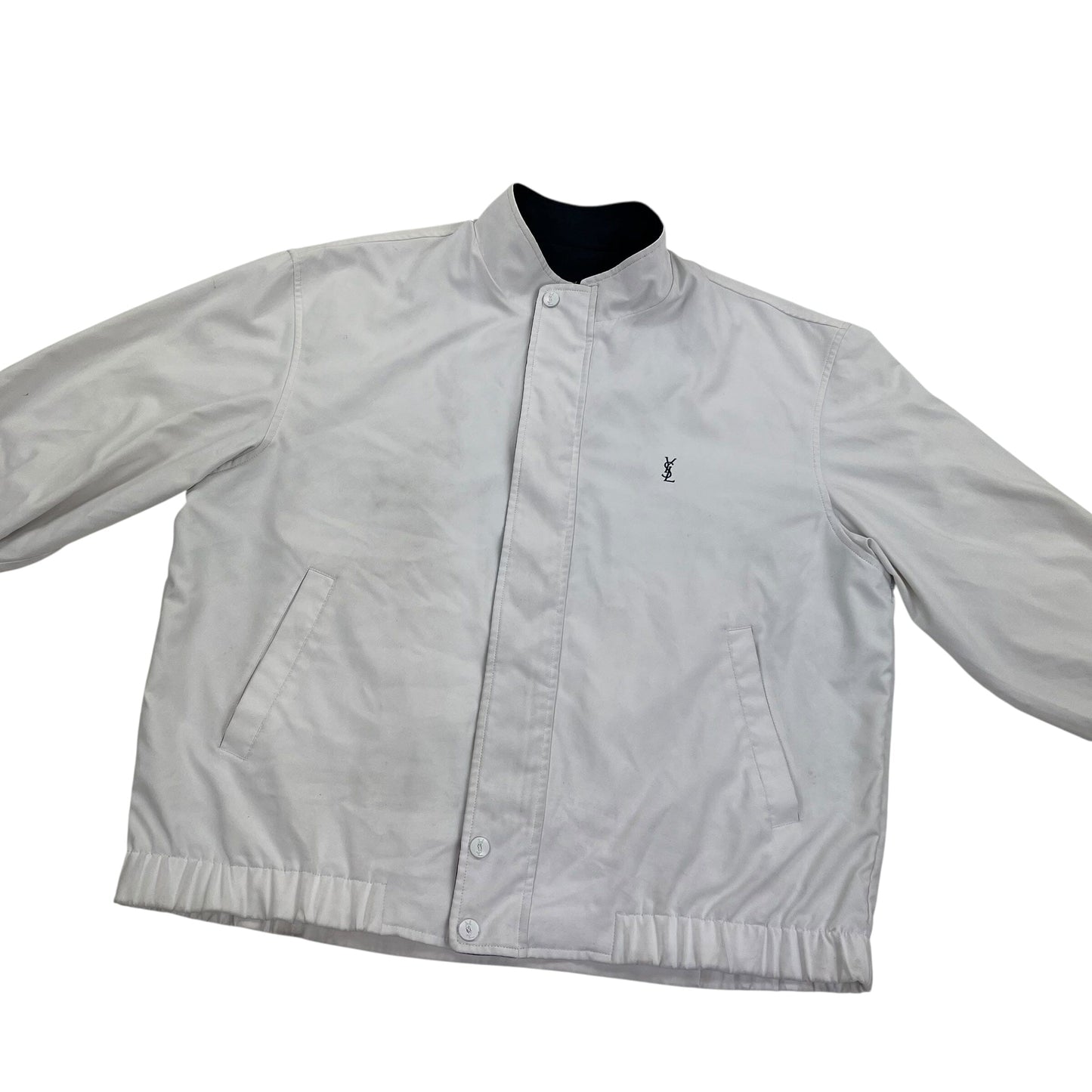 YSL Yves Saint Laurent Harrington Windbreaker - XL Windbreakers Yves Saint Laurent coat outerwear pufferseason second hand vintage shop österreich germany deutschland angebot daunenjacke winterjacke jacke