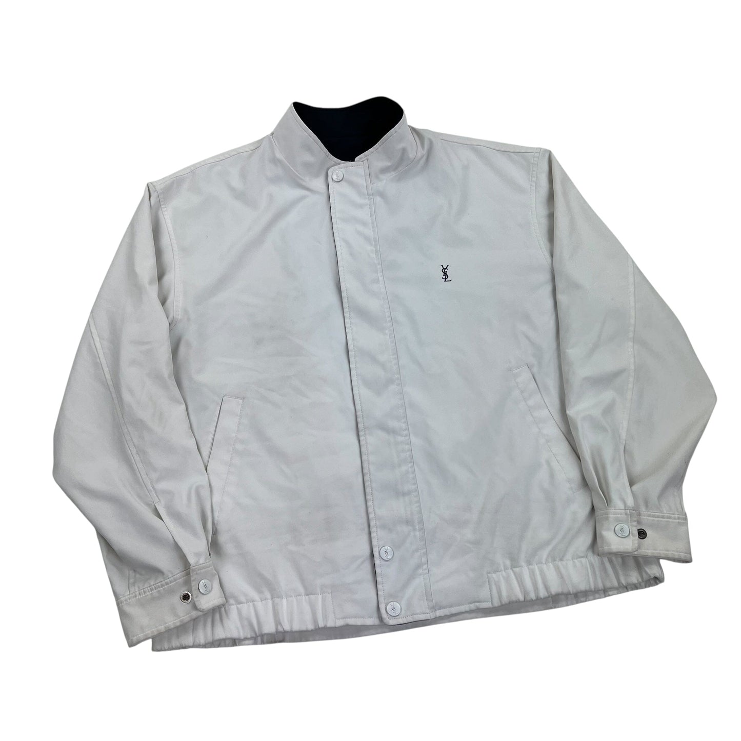 YSL Yves Saint Laurent Harrington Windbreaker - XL Windbreakers Yves Saint Laurent coat outerwear pufferseason second hand vintage shop österreich germany deutschland angebot daunenjacke winterjacke jacke