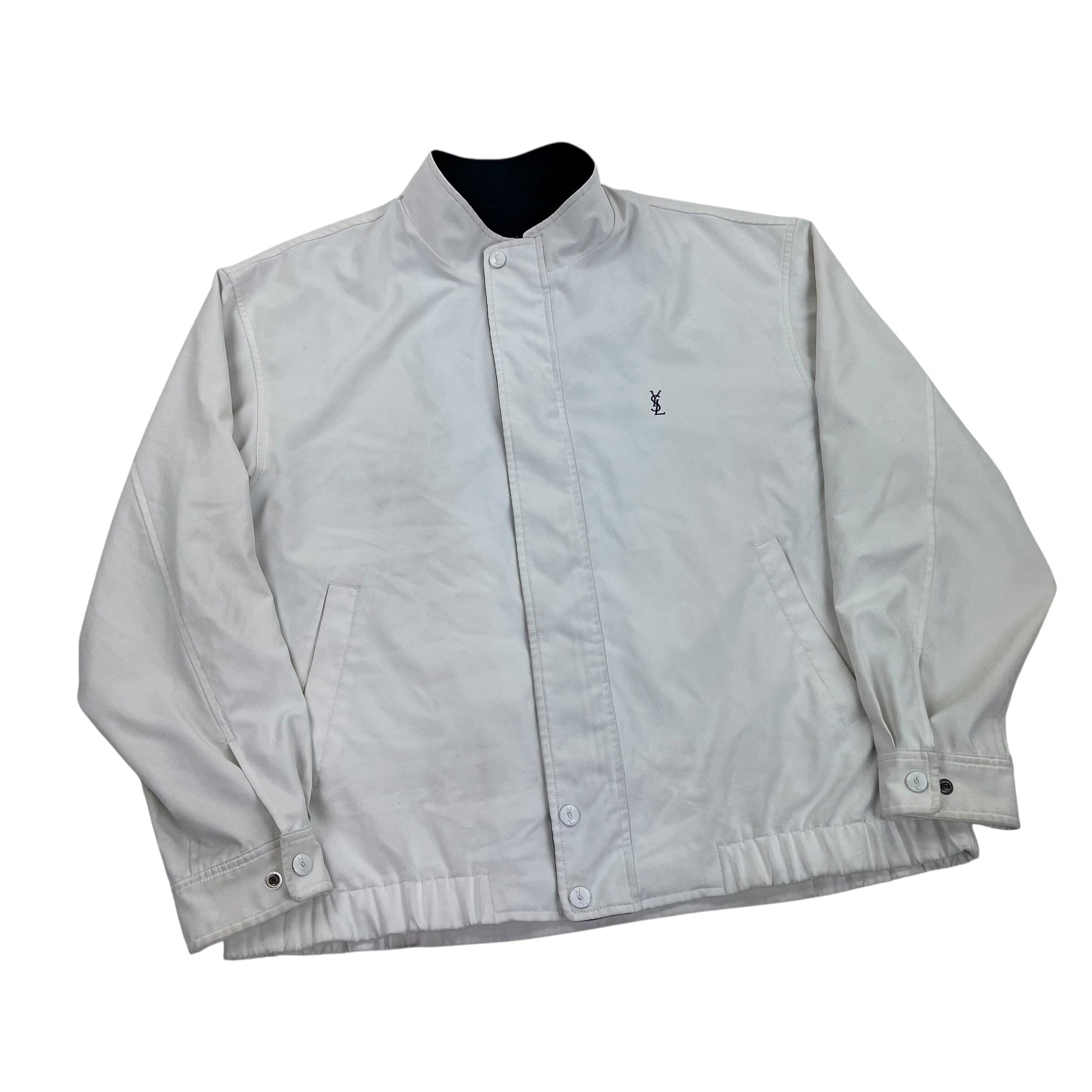 YSL Yves Saint Laurent Harrington Windbreaker - XL Windbreakers Yves Saint Laurent coat outerwear pufferseason second hand vintage shop österreich germany deutschland angebot daunenjacke winterjacke jacke