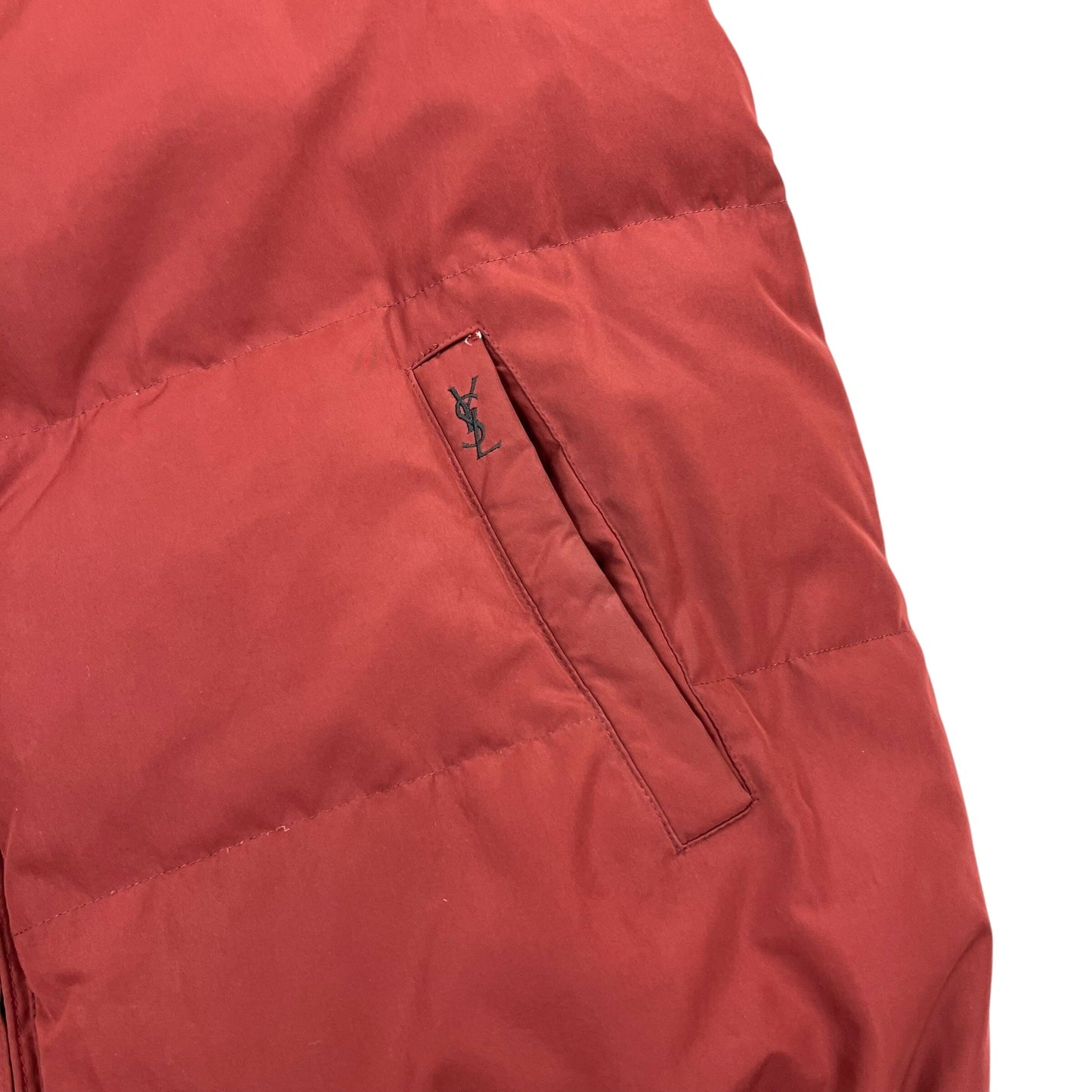 YSL Yves Saint Laurent Reverse Puffer Jacket - XL Designer Puffer Yves Saint Laurent coat outerwear pufferseason second hand vintage shop österreich germany deutschland angebot daunenjacke winterjacke jacke