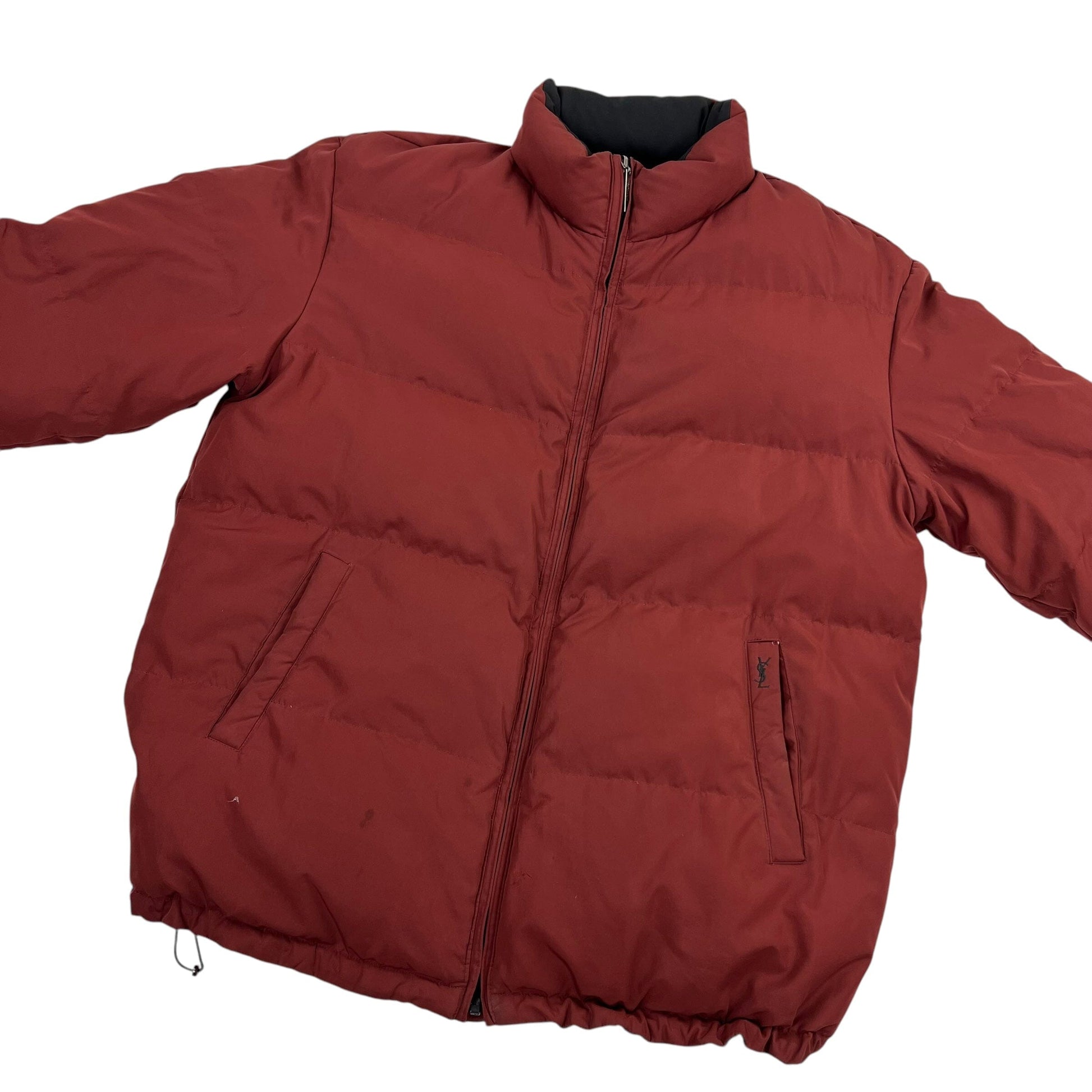 YSL Yves Saint Laurent Reverse Puffer Jacket - XL Designer Puffer Yves Saint Laurent coat outerwear pufferseason second hand vintage shop österreich germany deutschland angebot daunenjacke winterjacke jacke