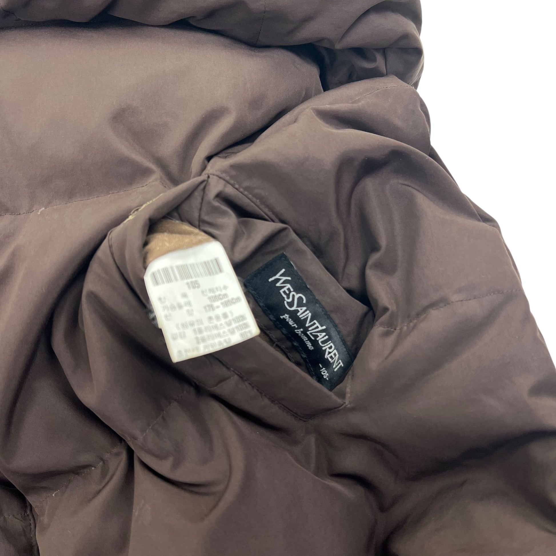 YSL Yves Saint Laurent Reversible Puffer Jacket - XL Designer Puffer Yves Saint Laurent coat outerwear pufferseason second hand vintage shop österreich germany deutschland angebot daunenjacke winterjacke jacke