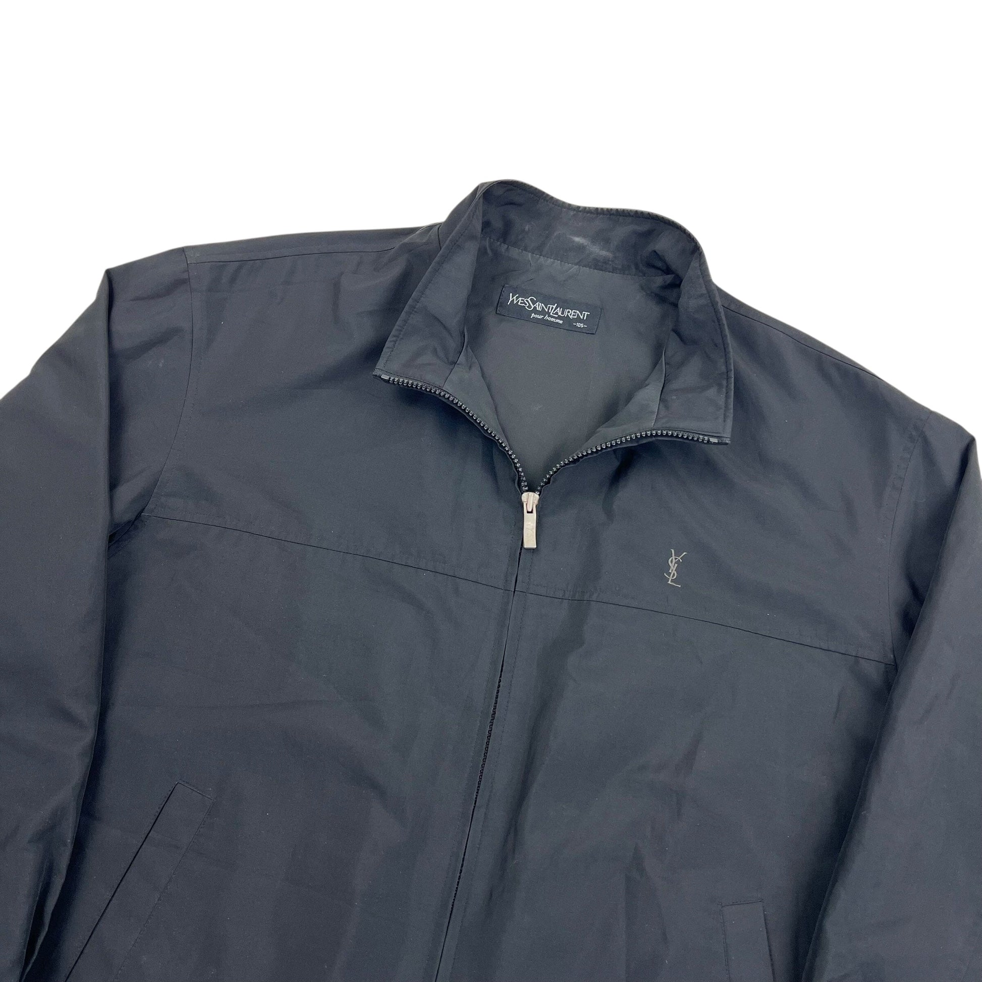 YSL Yves Saint Laurent Windbreaker Jacket - XL Windbreakers Yves Saint Laurent coat outerwear pufferseason second hand vintage shop österreich germany deutschland angebot daunenjacke winterjacke jacke