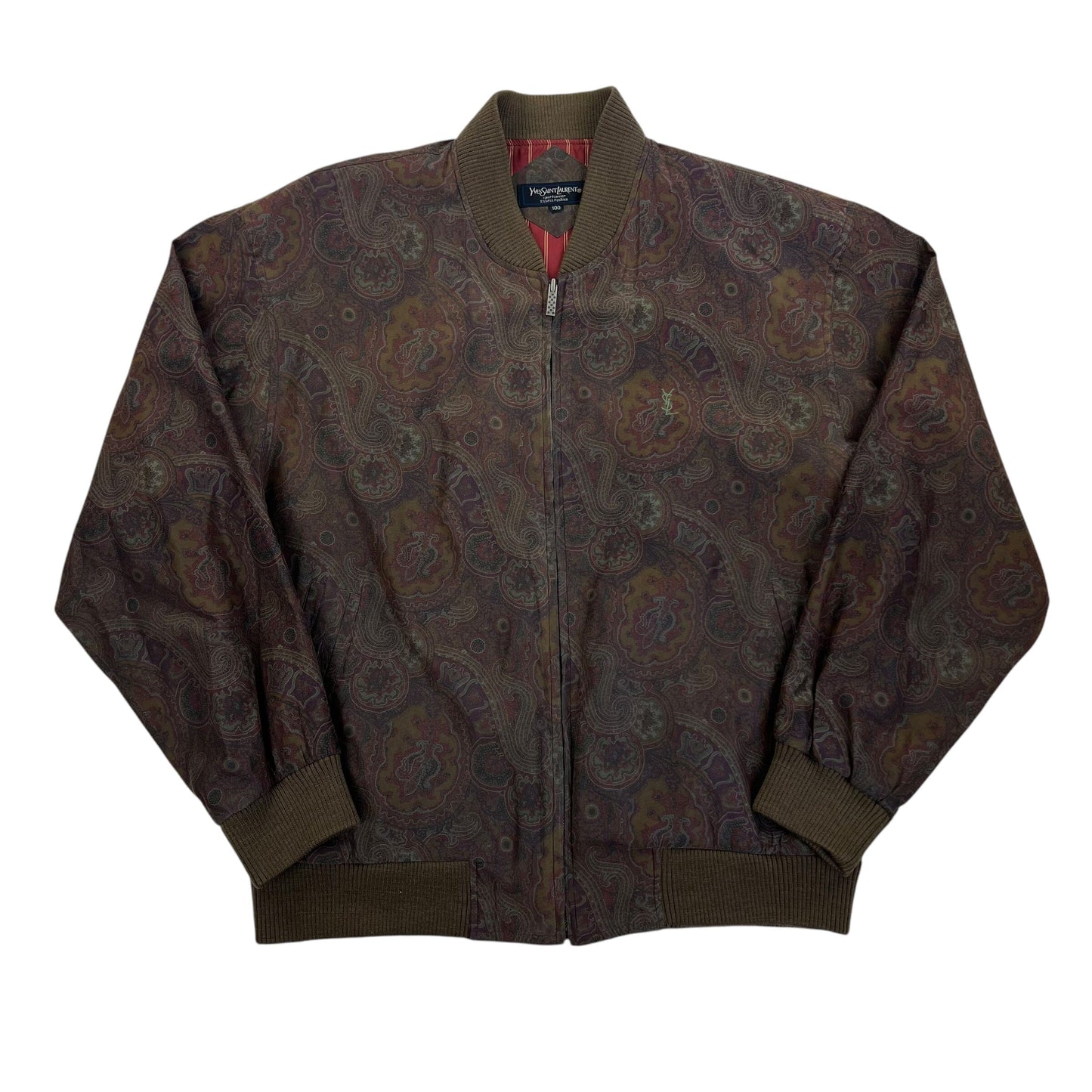 Yves Saint Laurent Harrington Windbreaker Jacket - L Windbreakers Yves Saint Laurent coat outerwear pufferseason second hand vintage shop österreich germany deutschland angebot daunenjacke winterjacke jacke