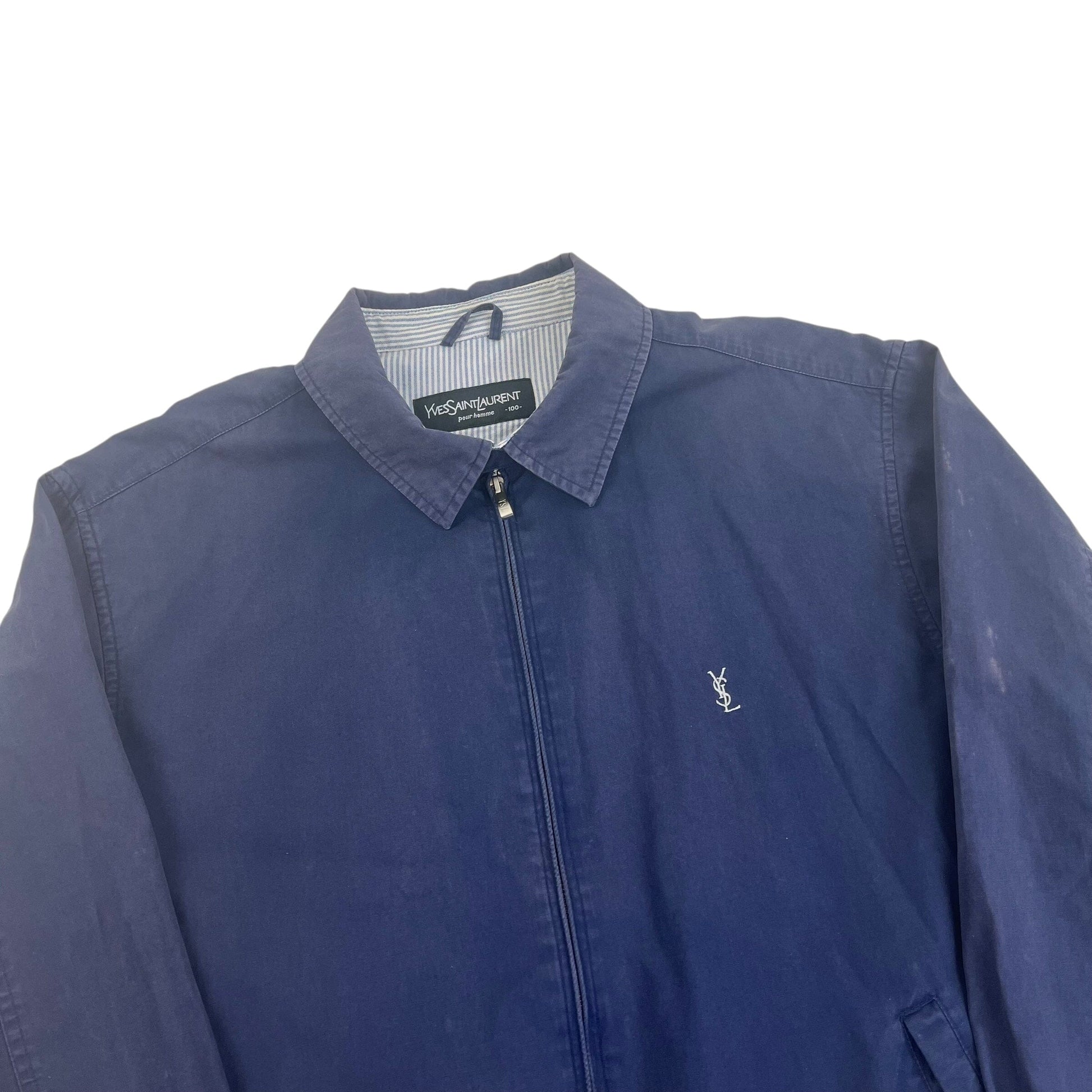 Yves Saint Laurent Harrington Windbreaker Jacket - XL Windbreakers Yves Saint Laurent coat outerwear pufferseason second hand vintage shop österreich germany deutschland angebot daunenjacke winterjacke jacke