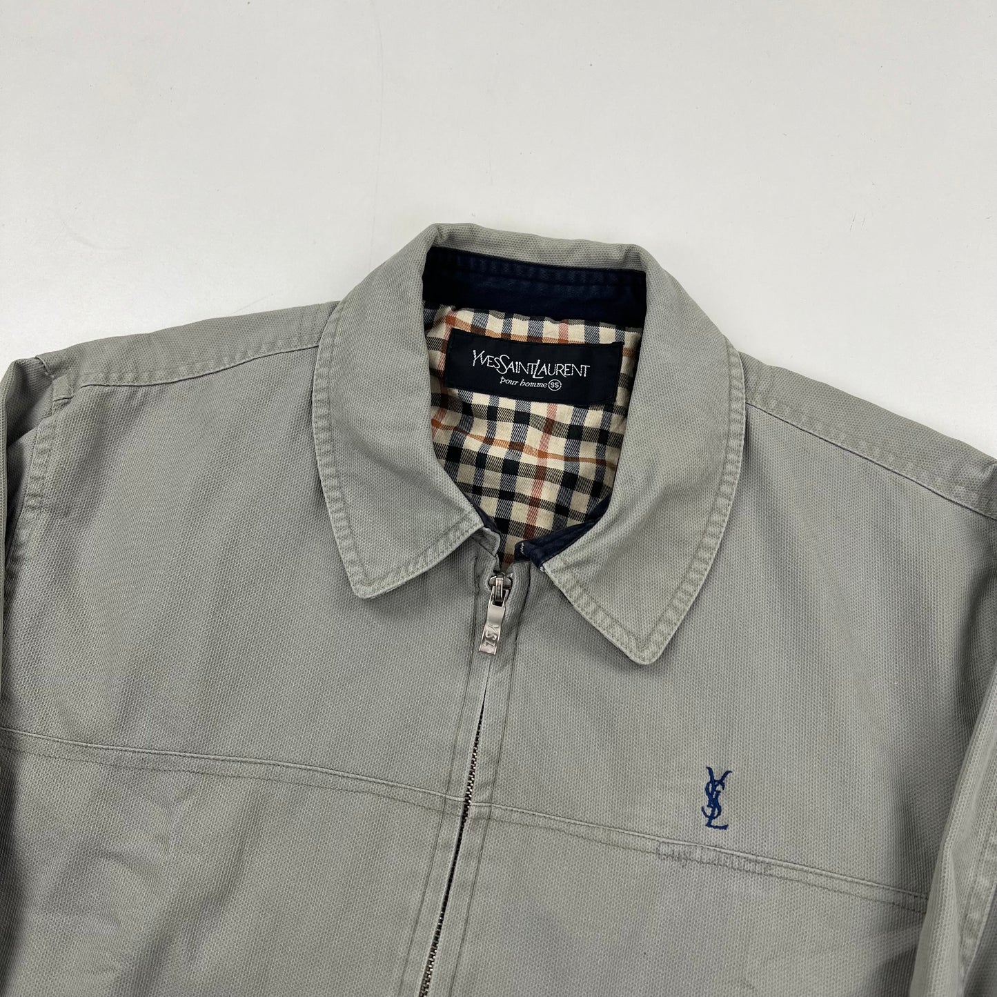 YSL Yves Saint Laurent Windbreaker Harrington Jacket - S/M