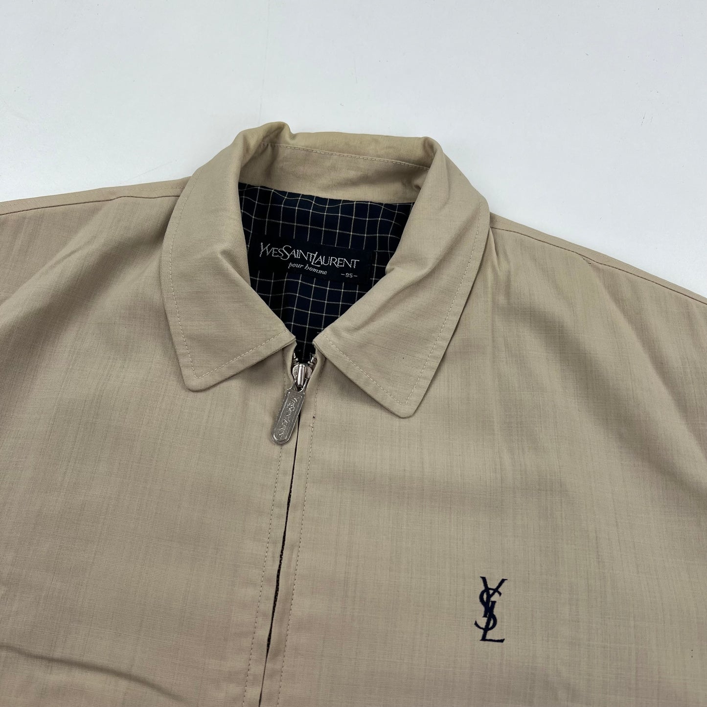 YSL Yves Saint Laurent Windbreaker Harrington Jacket - M
