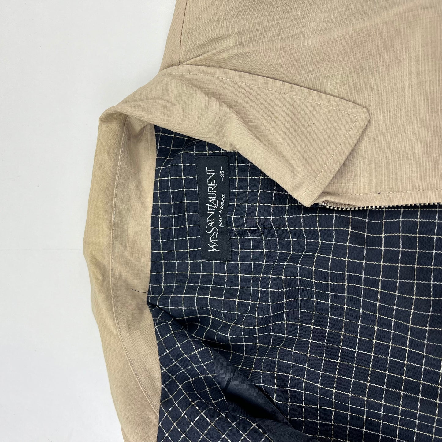 YSL Yves Saint Laurent Windbreaker Harrington Jacket - M