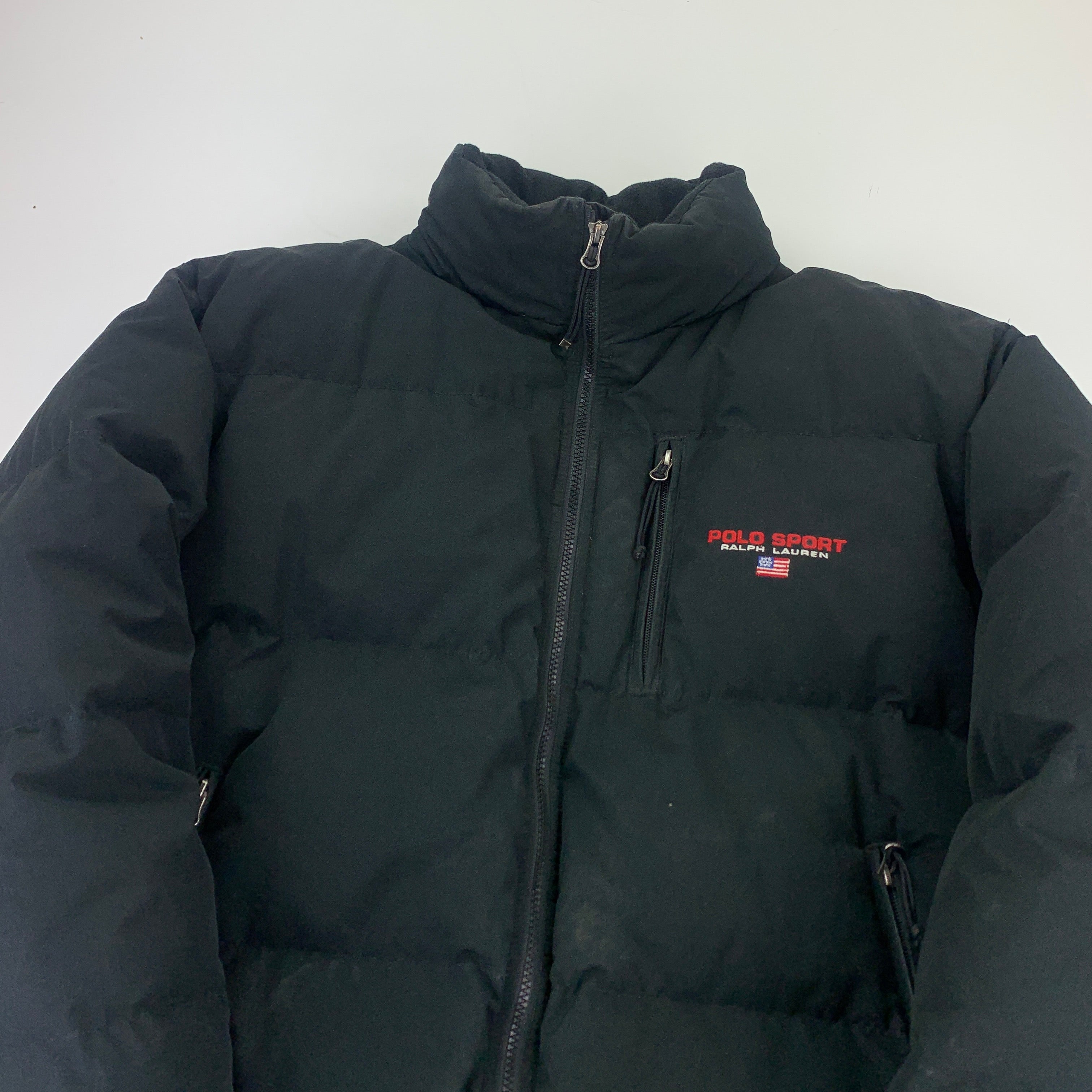 Vintage ralph lauren 2024 polo sport puffer jacket